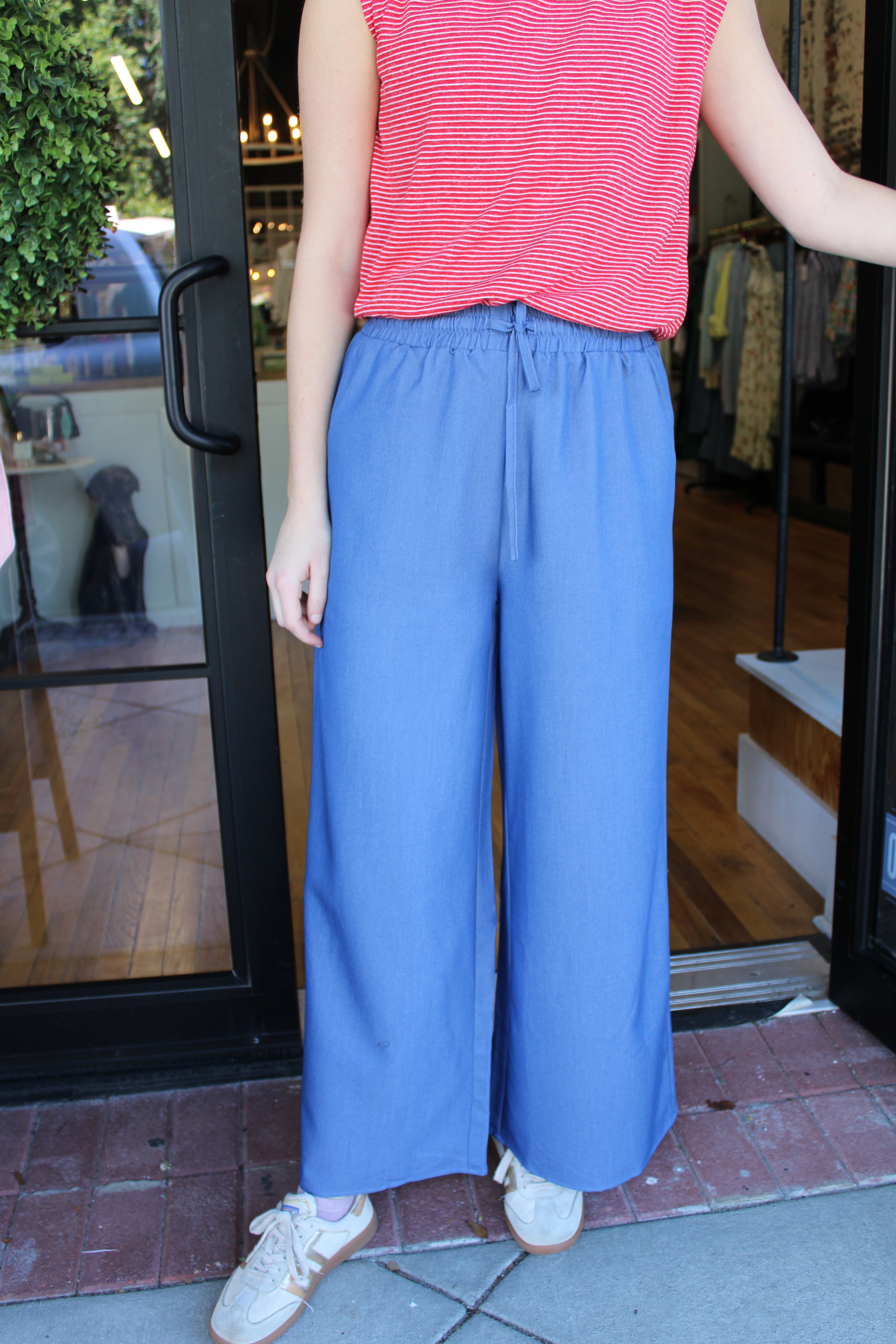 Marlowe Pants - Denim Blue