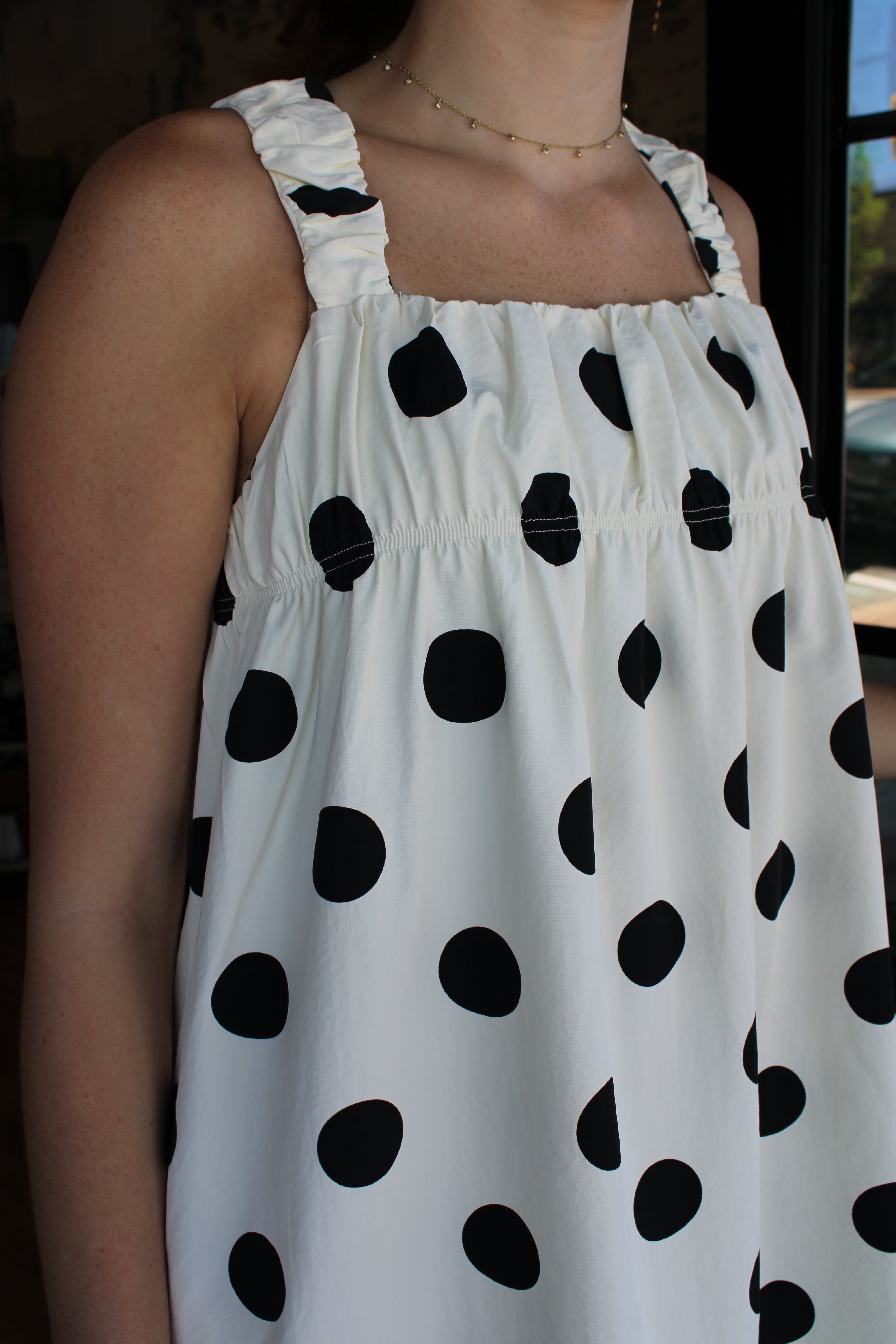 Darcy Dress - Cream/Black