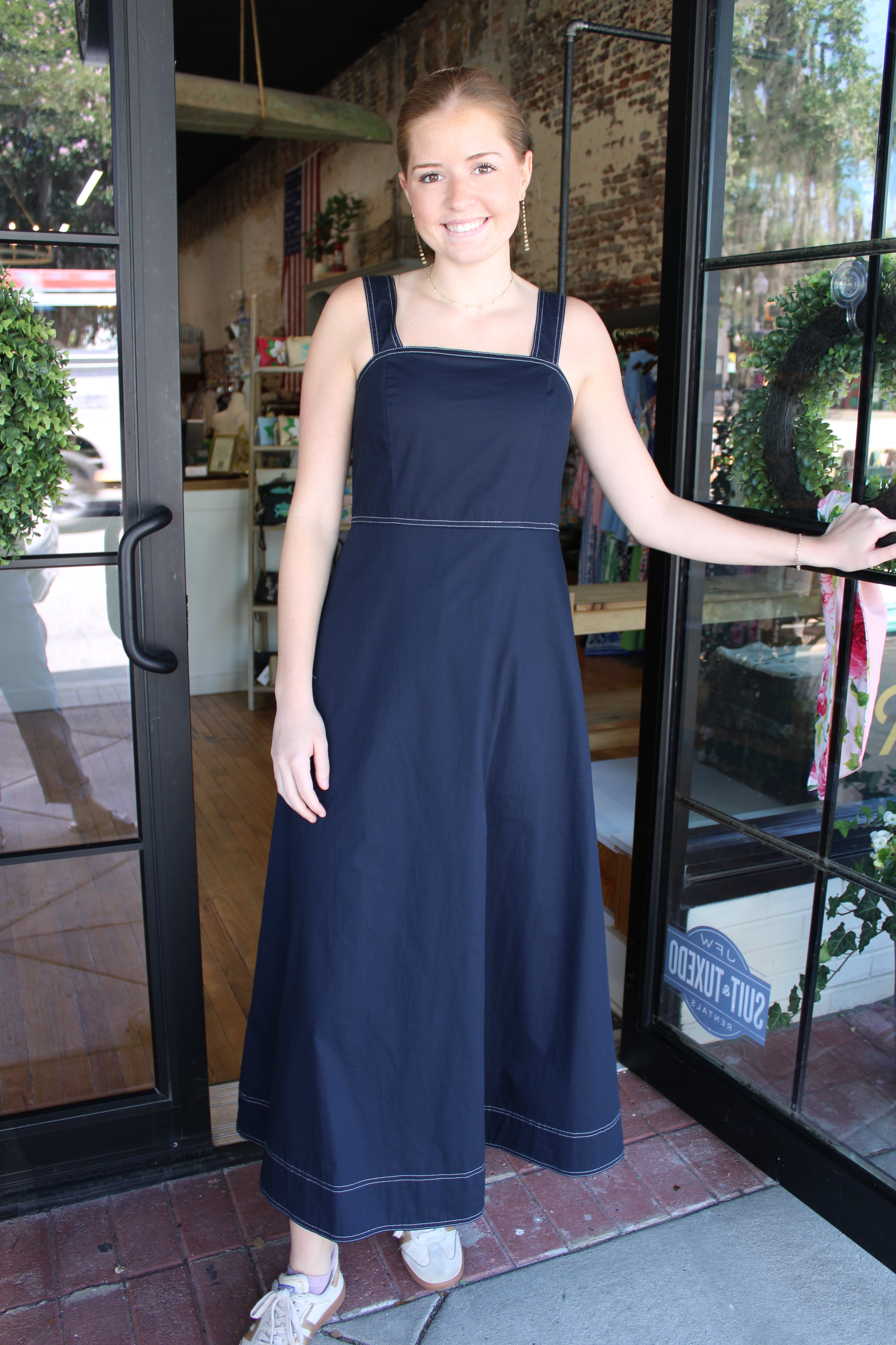 Betty Maxi Dress - Navy