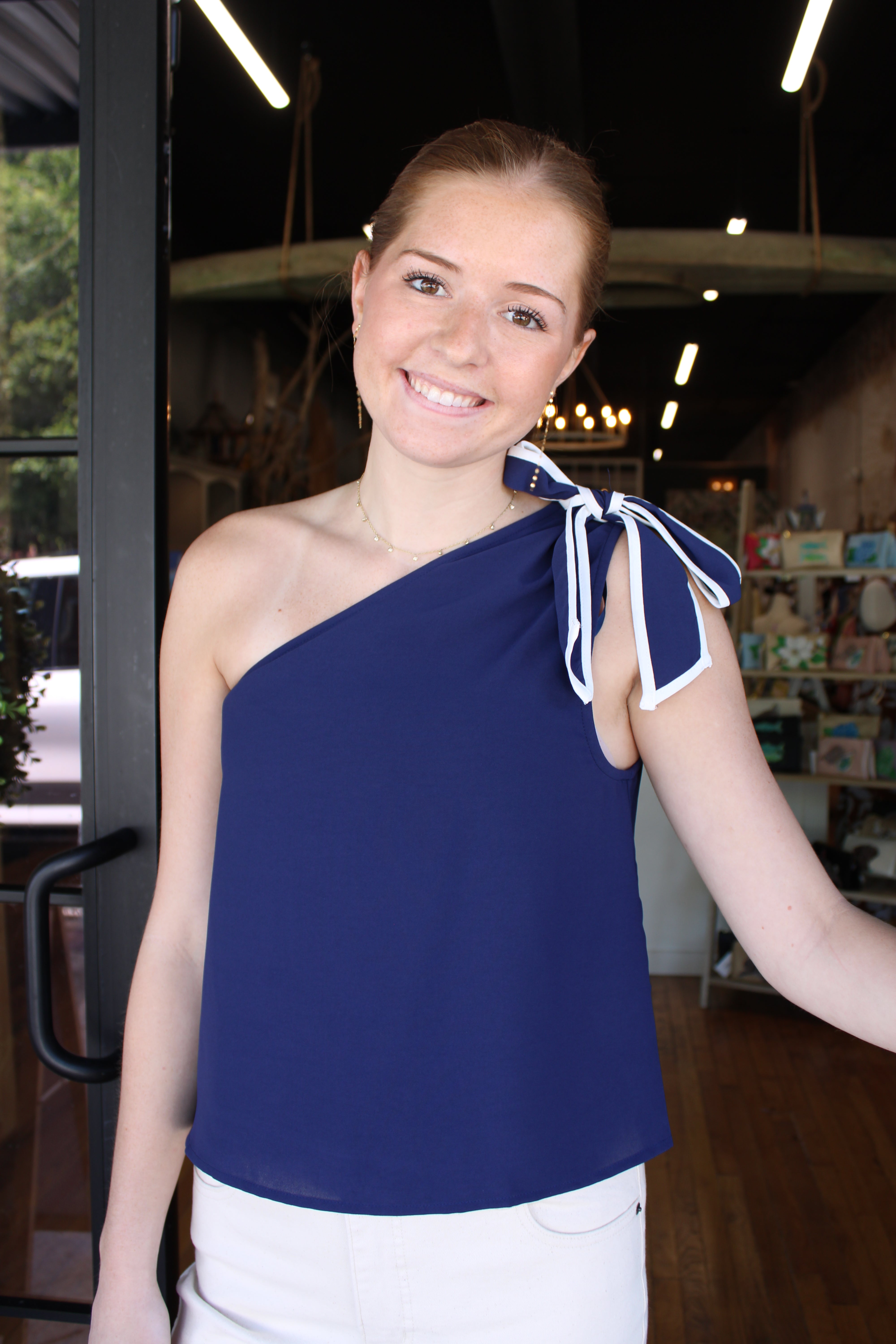 Rosie Top - Navy