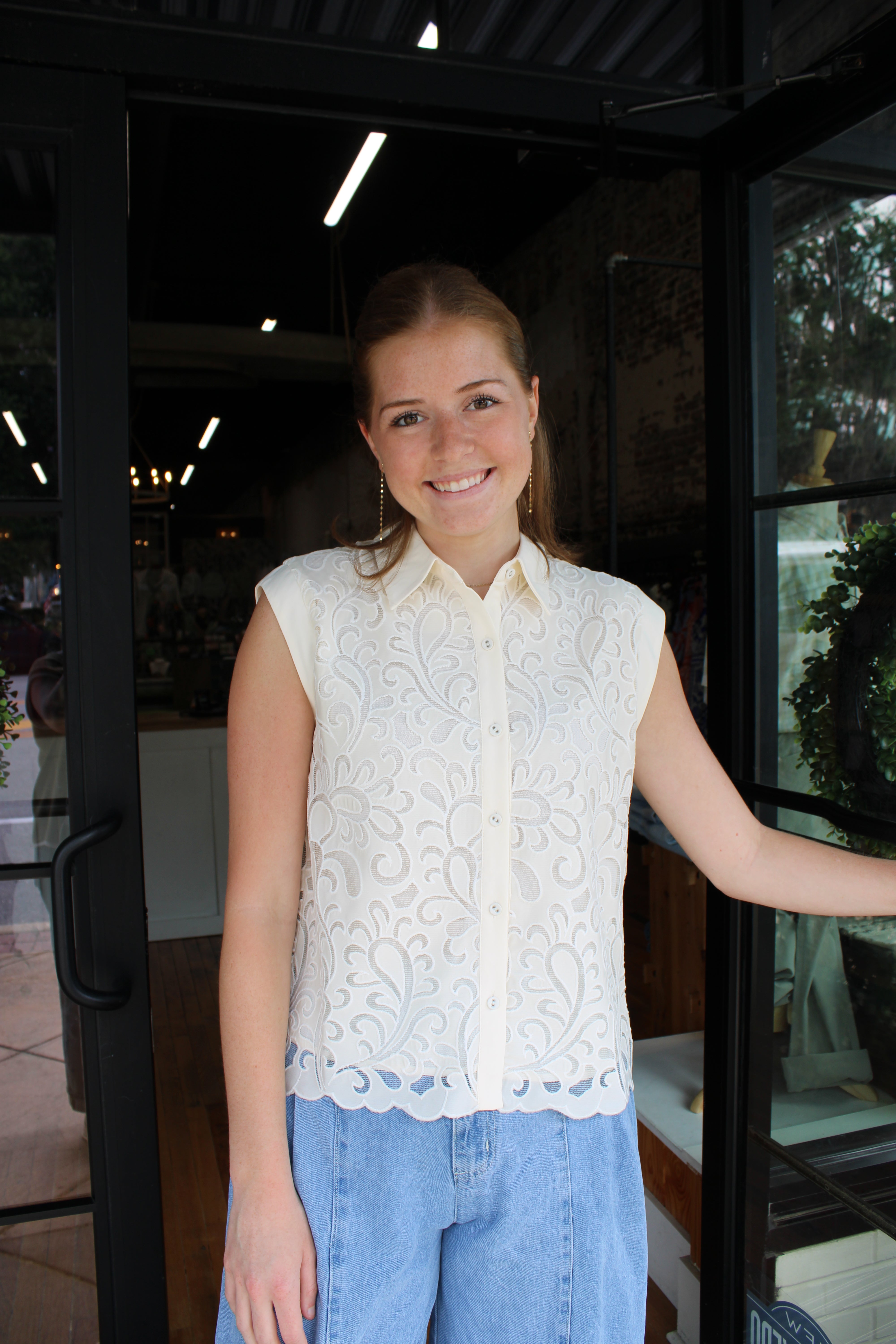 Kennedy Blouse - Ivory