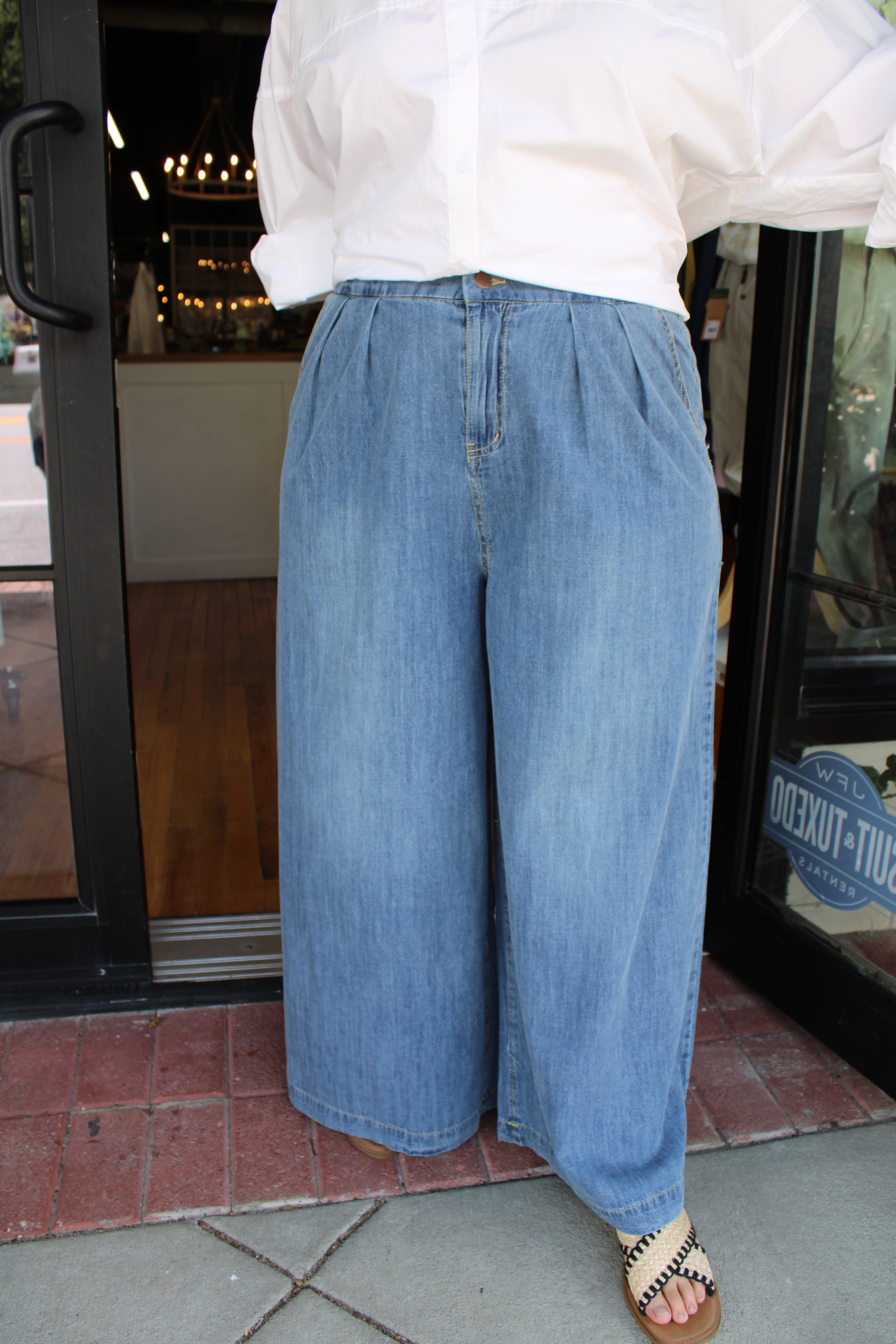 Lana Pant - Denim Blue