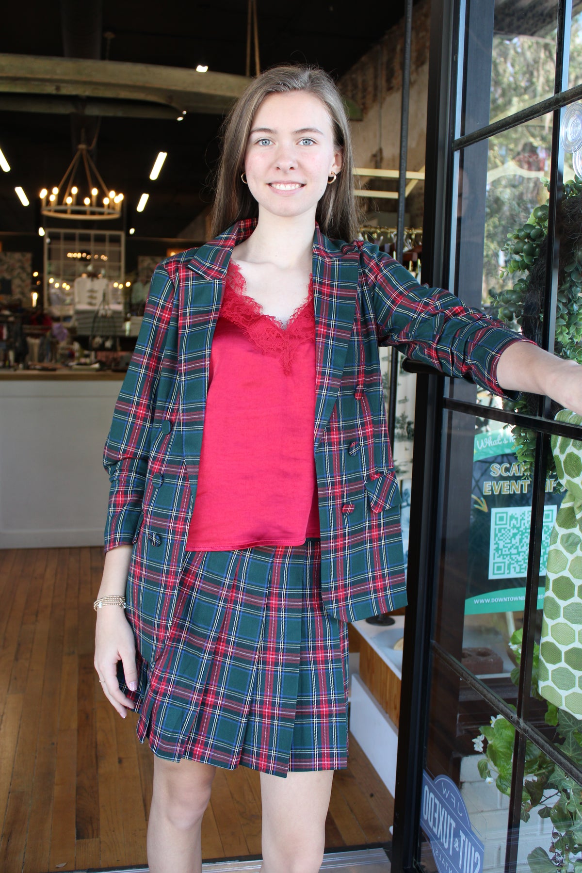 Hollis Jacket - Green Plaid