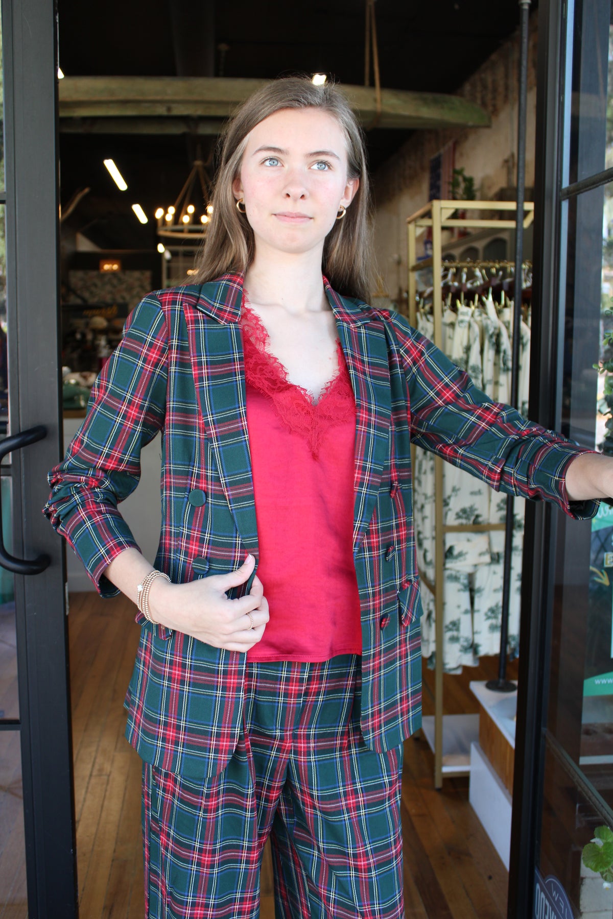 Hollis Jacket - Green Plaid