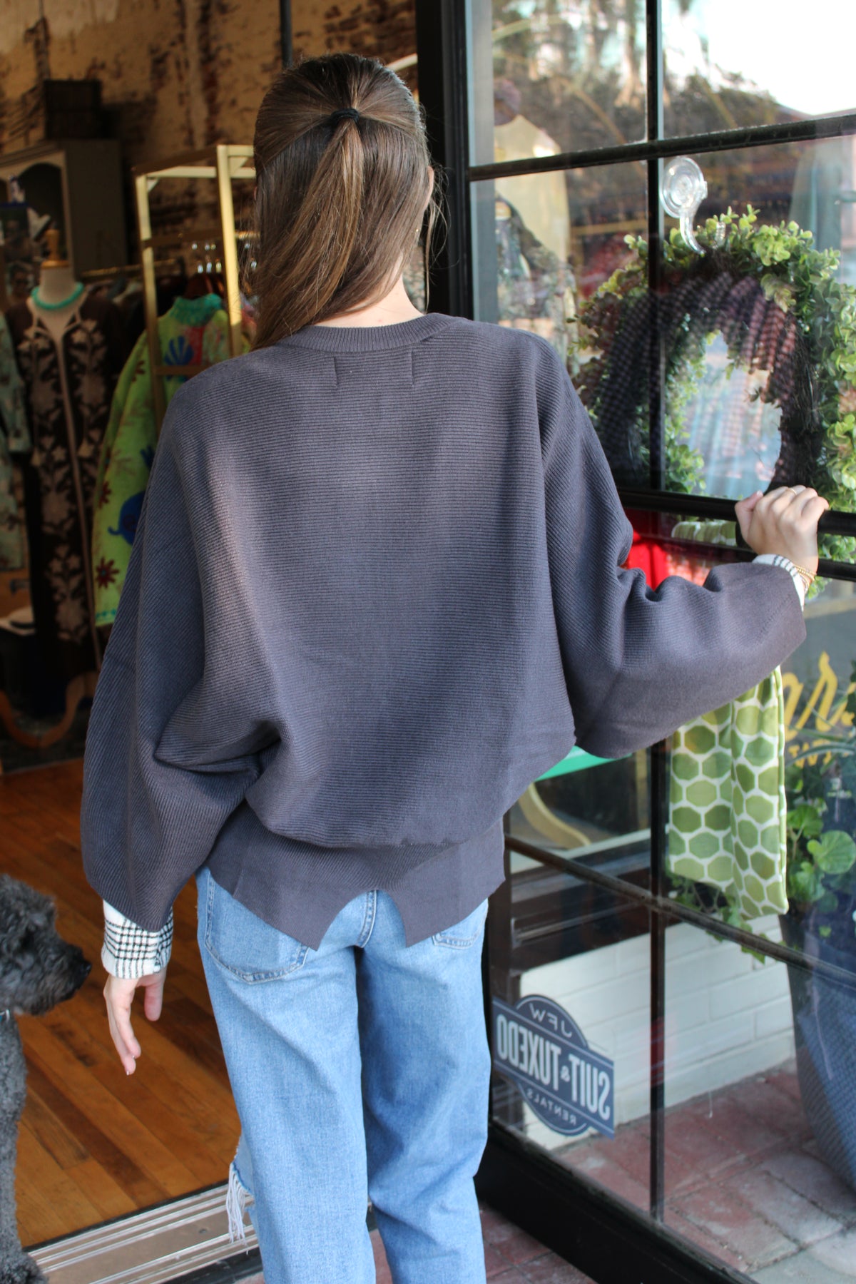 Chandler Cardigan - Charcoal