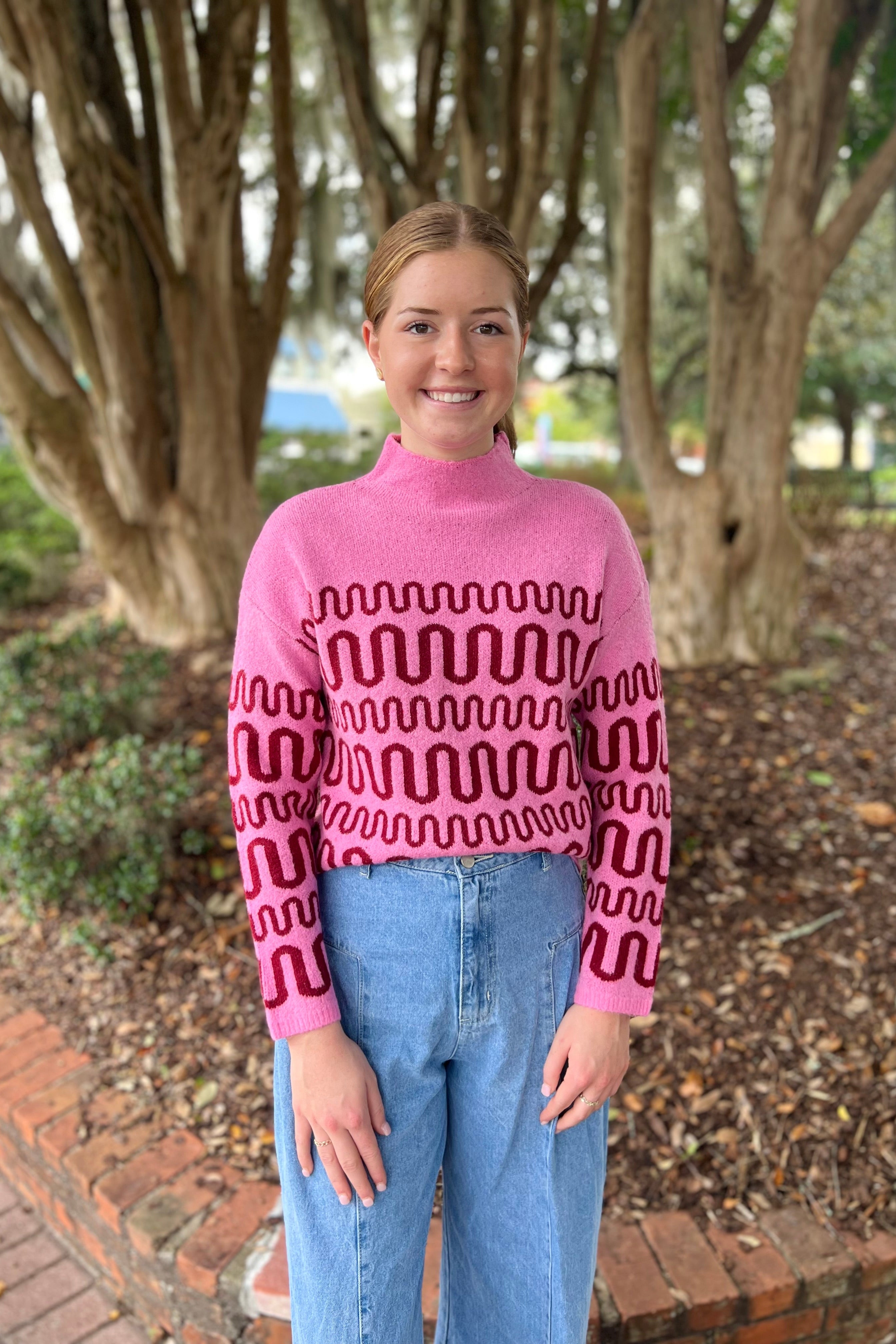 The Piper Sweater (Pink) FINAL SALE