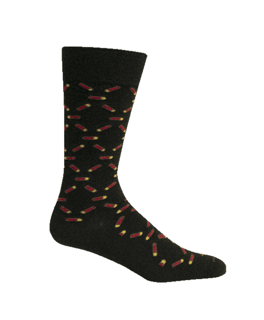 Brown Dog Socks- High Brass Black