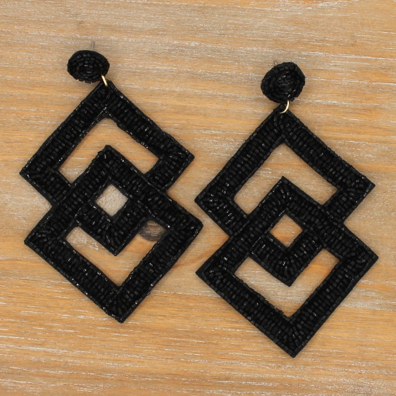The Stacy Earrings - Black