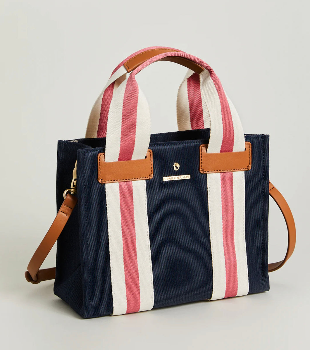 Charlie Crossbody Mini Tote -Navy
