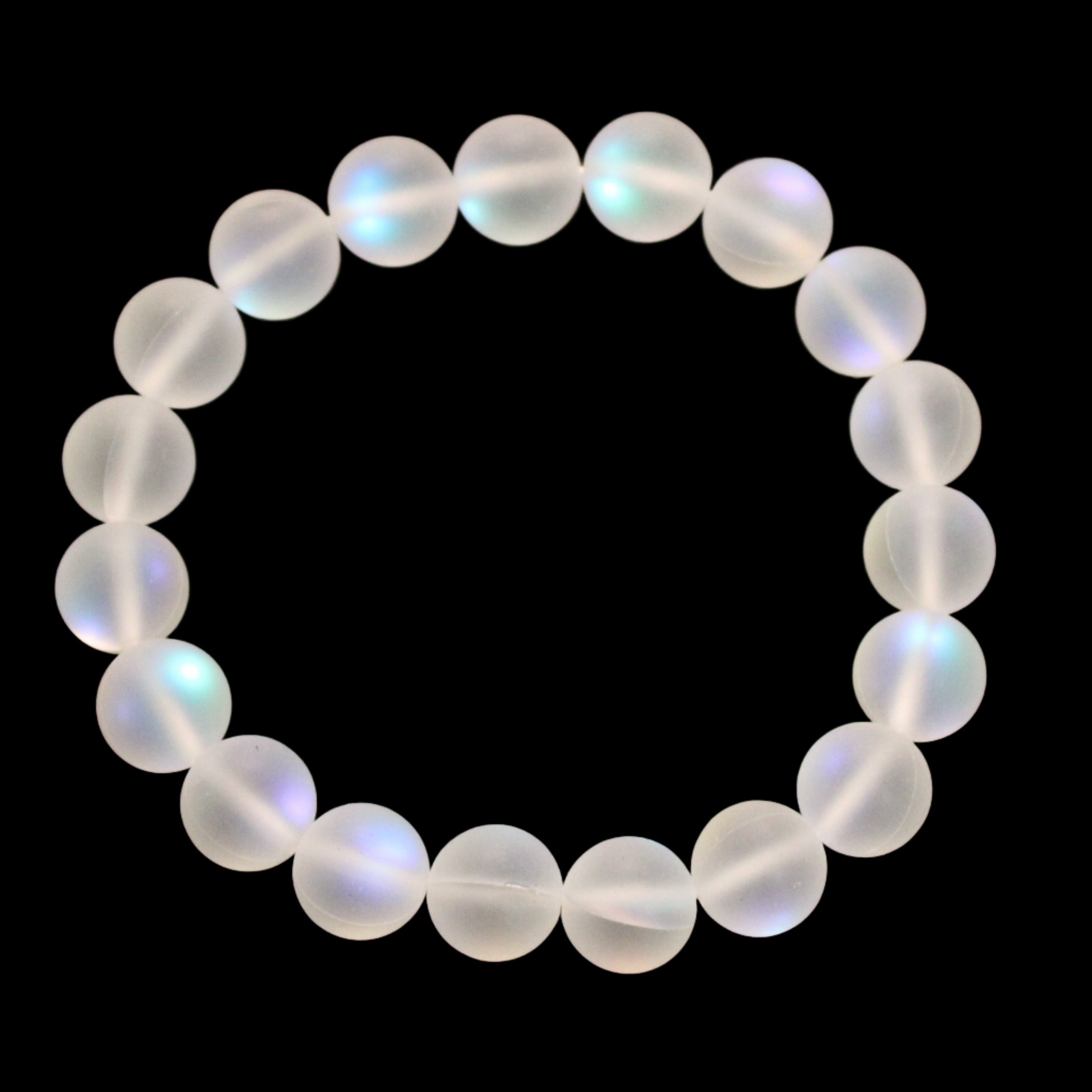 Mermaid Sea Glass Bracelet (White)