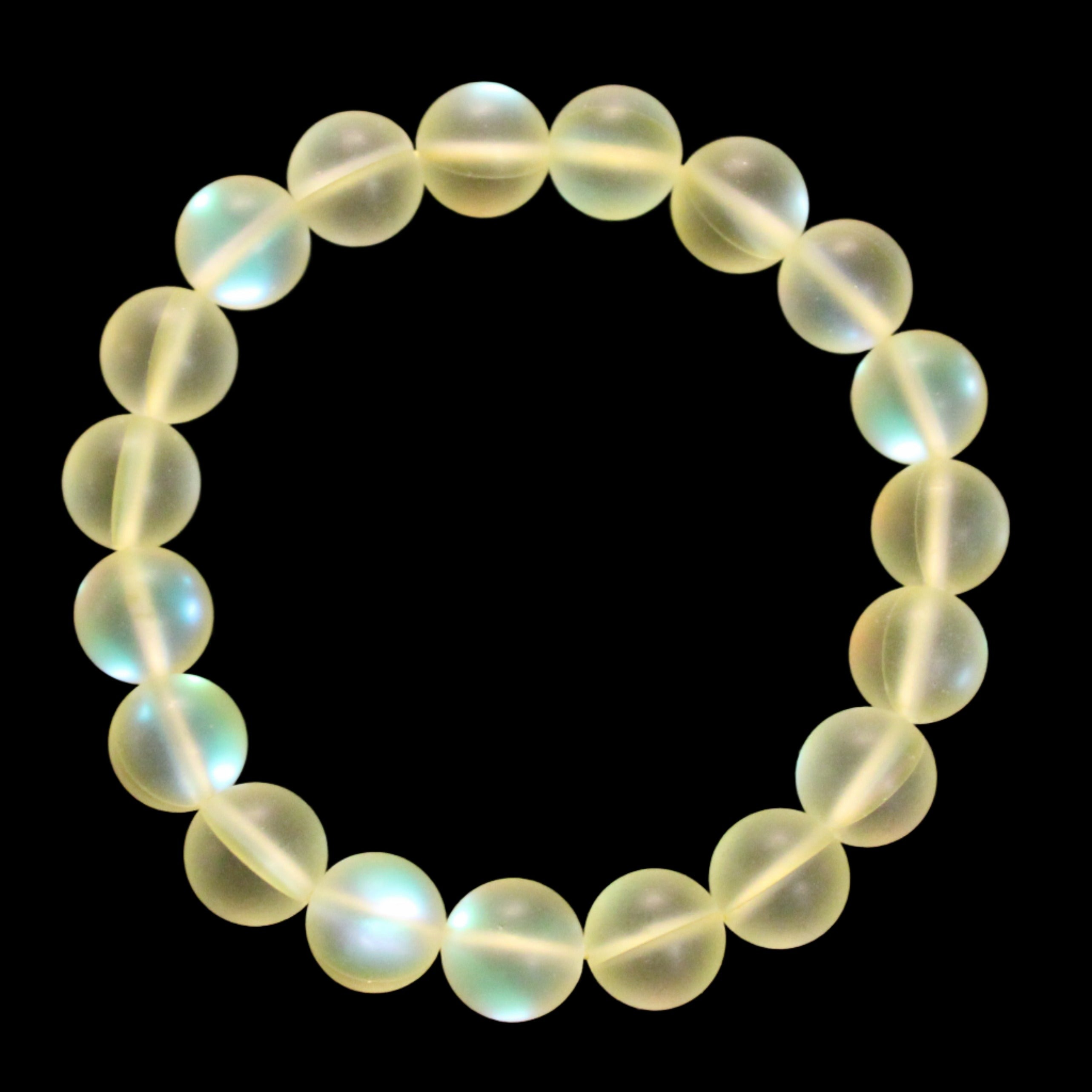 Mermaid Sea Glass Bracelet (Yellow)