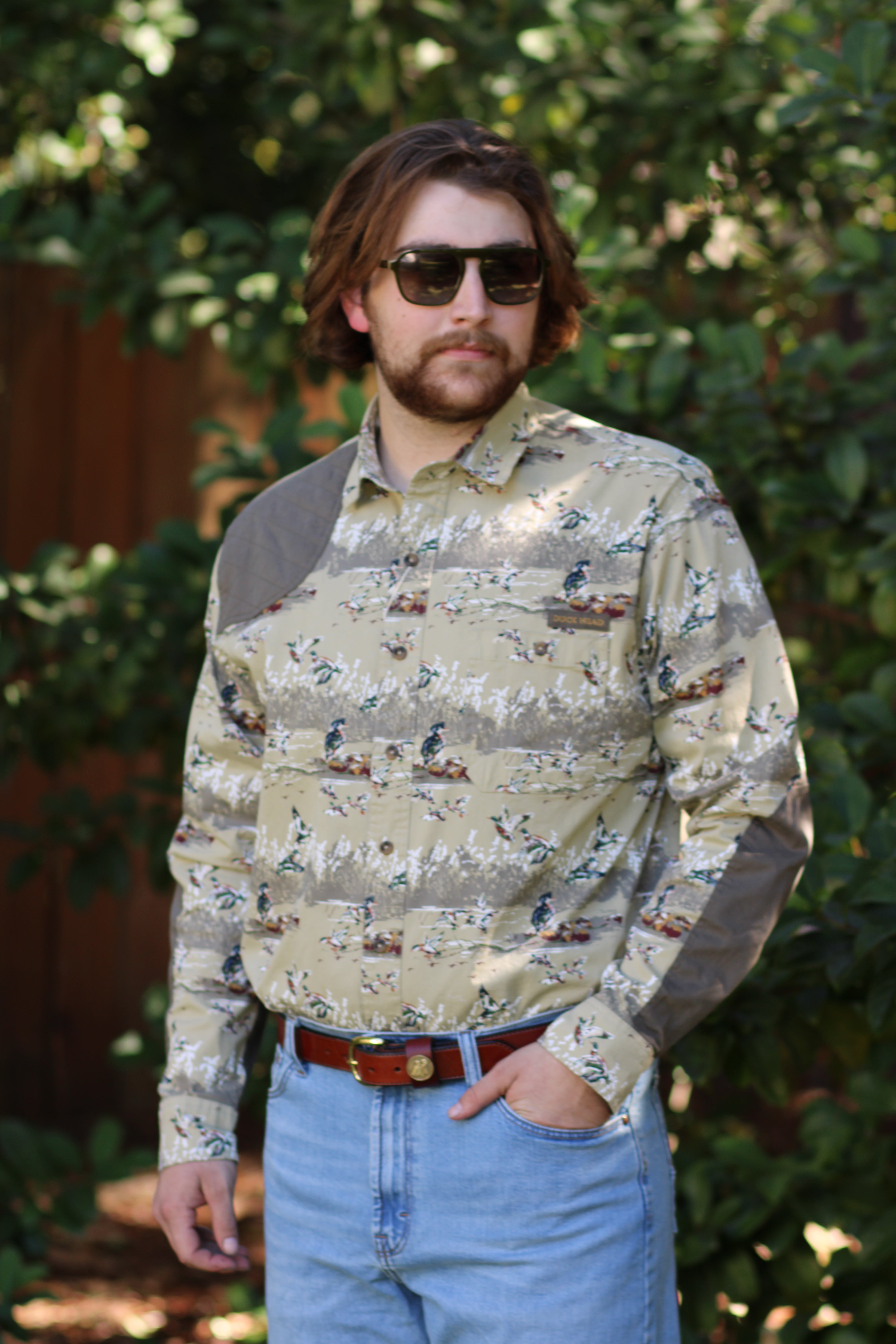 Duck Head - Woodland Shooting Shirt (Khaki Print)