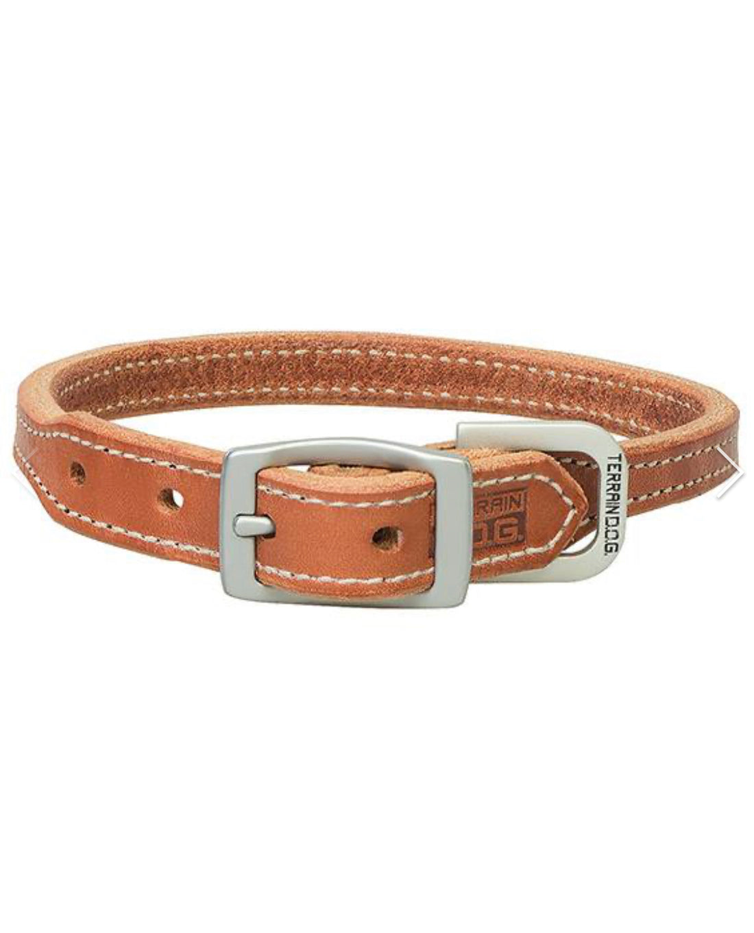 Buttered Harness Leather Hybrid Collar - Tan