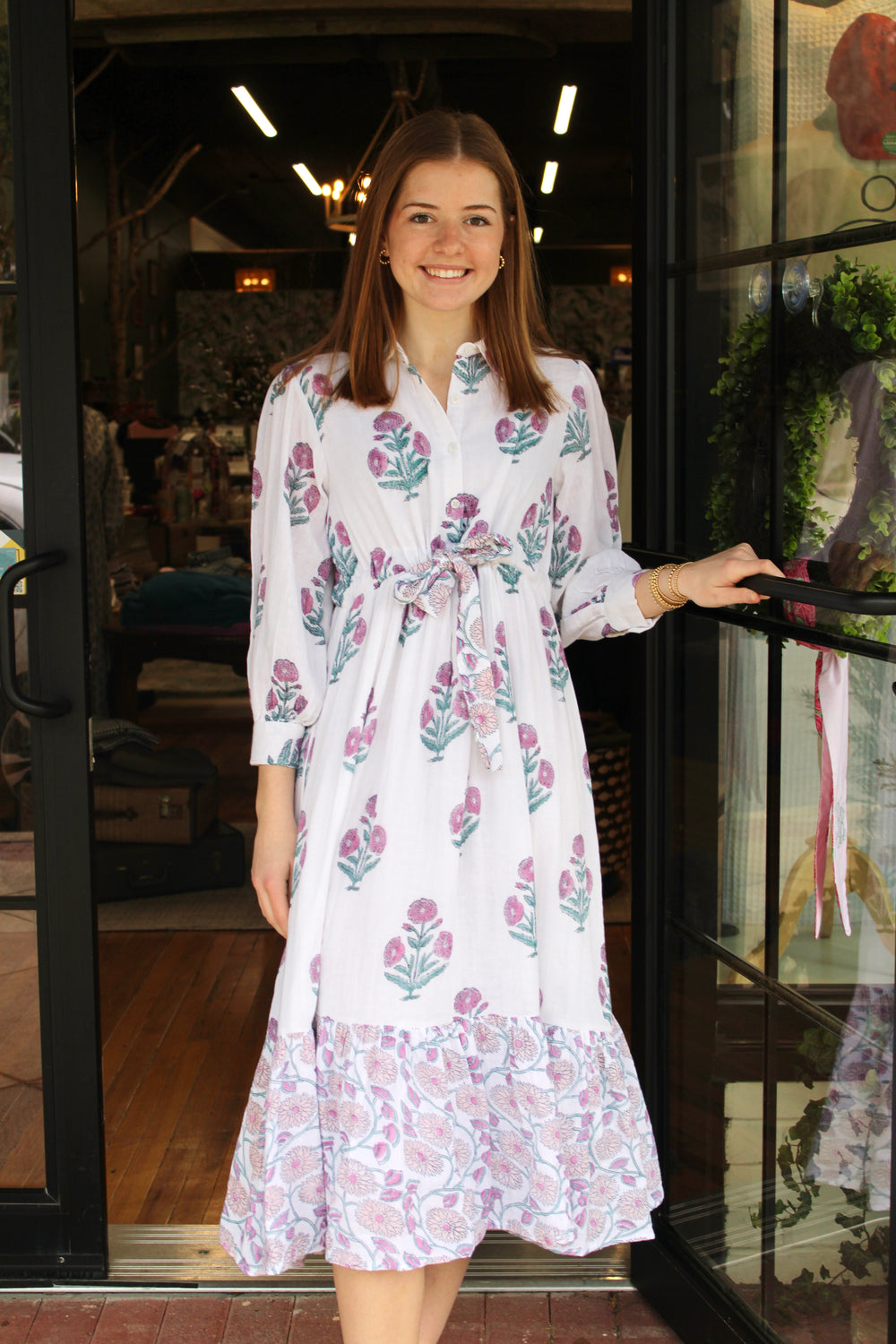 Victoria Dunn Rosemary Dress - Carnation