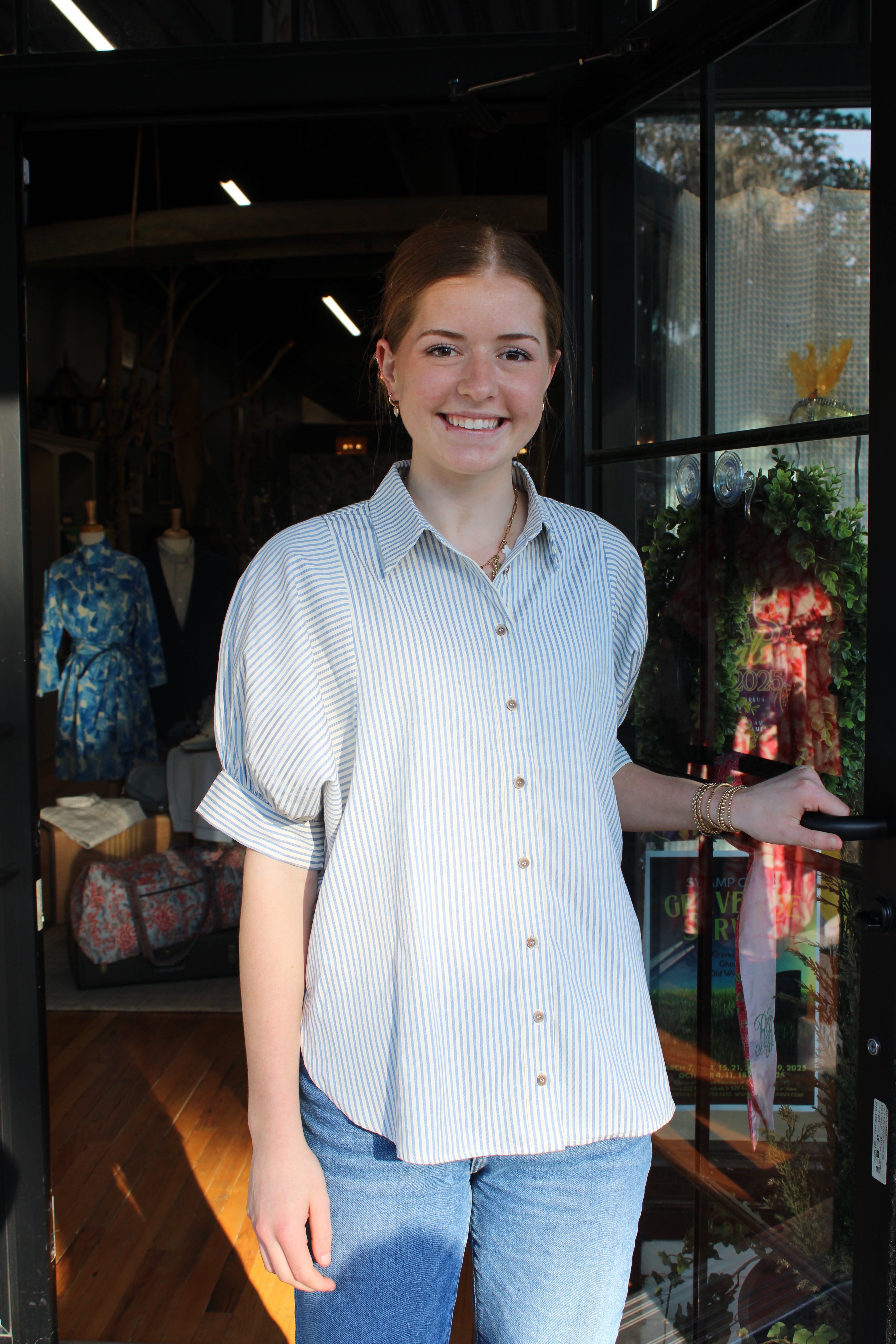 Serenity Bloom Top | Light Blue