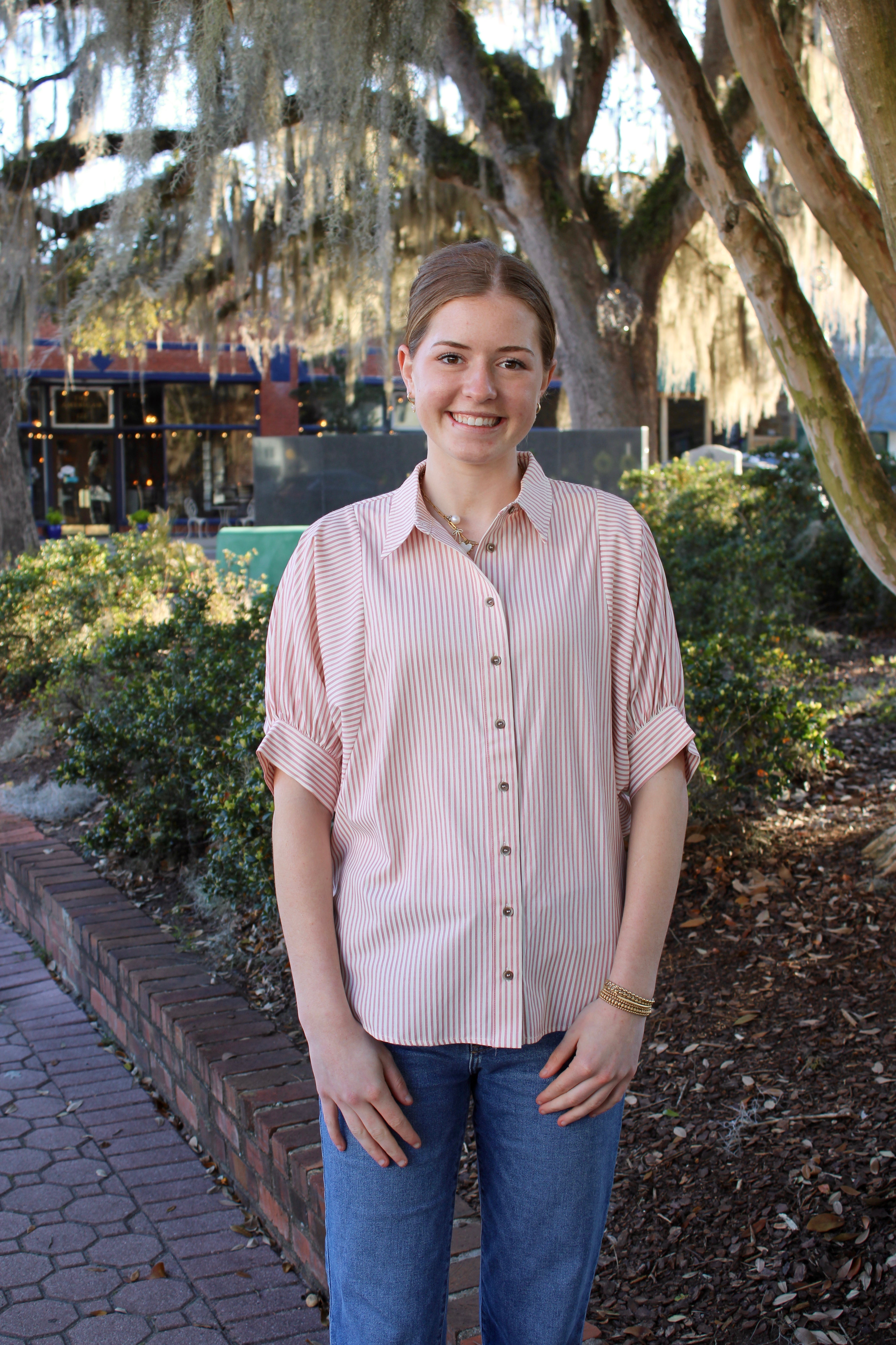 Serenity Bloom Top | Dusty Pink