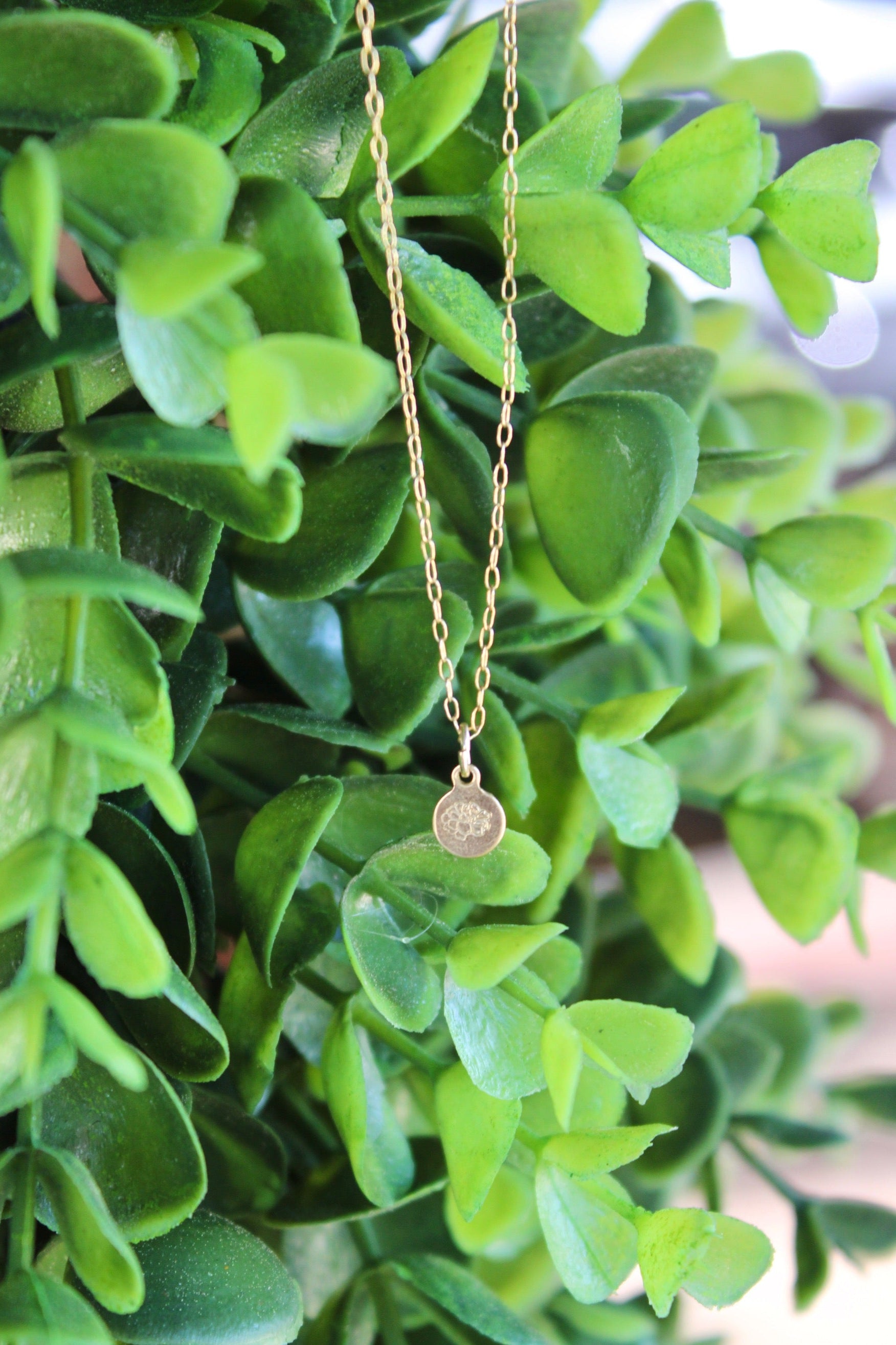 Stamped On Flint - Gold Flower Necklace