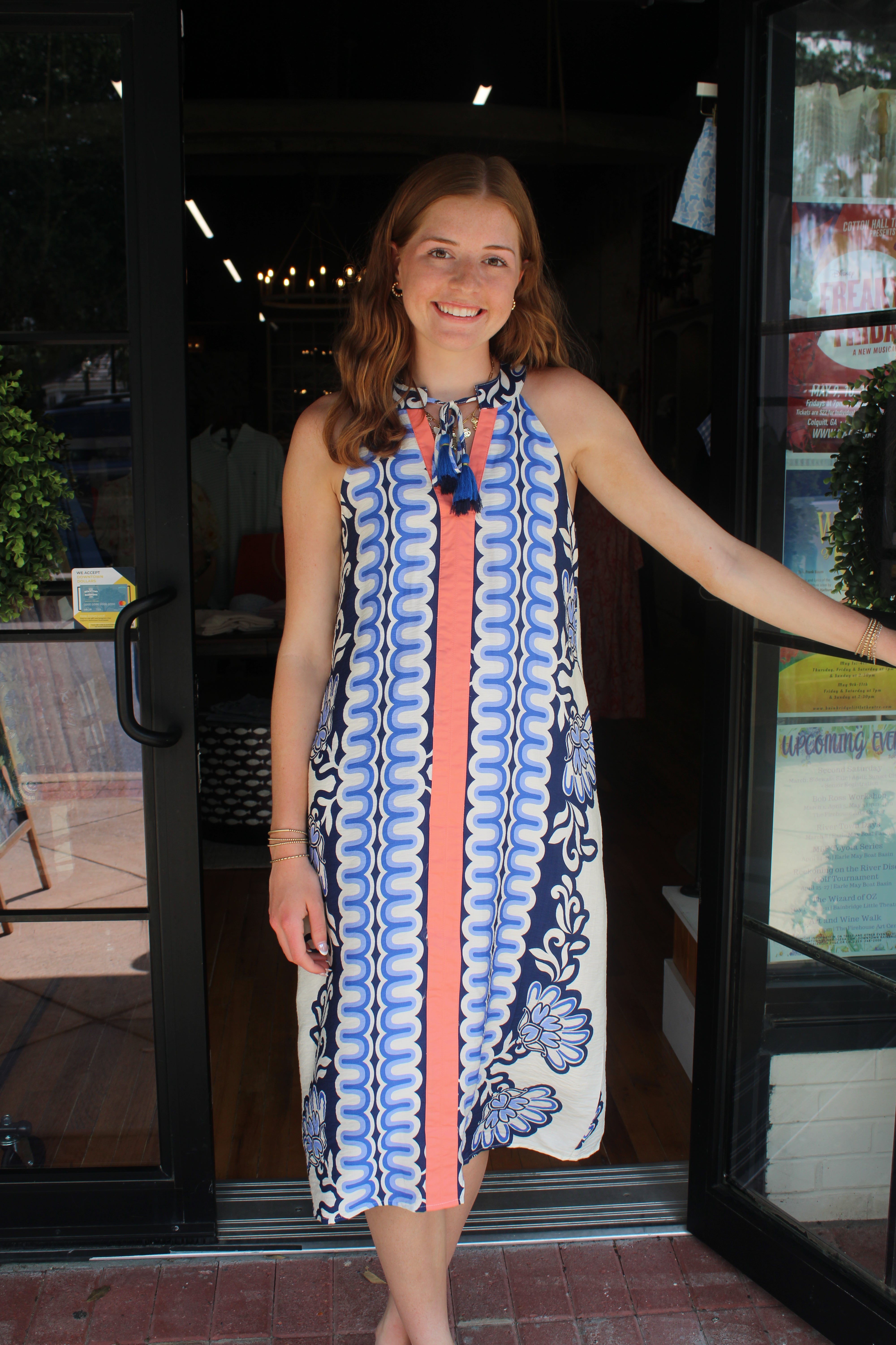 Kary Dress (Navy)