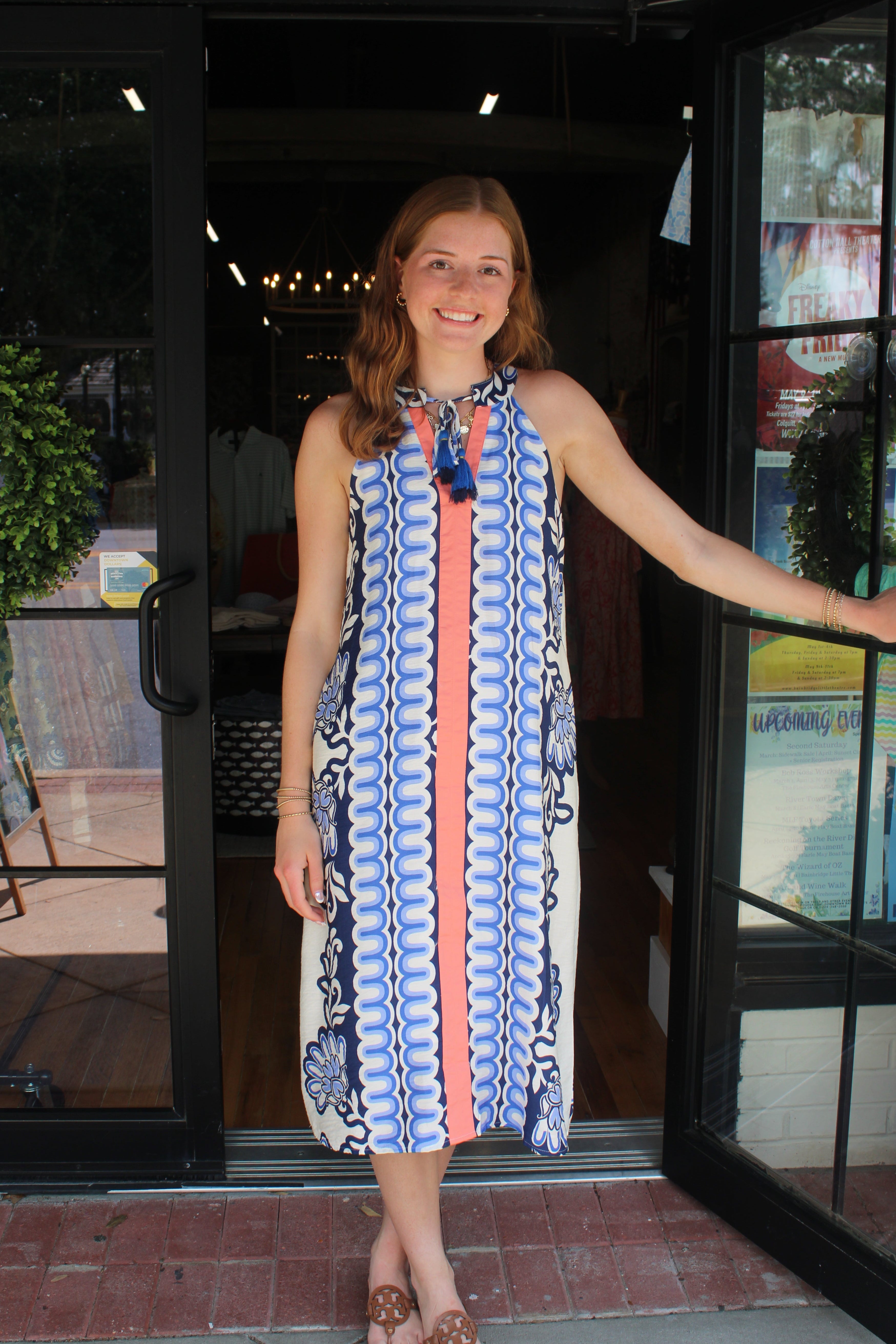 Kary Dress (Navy)