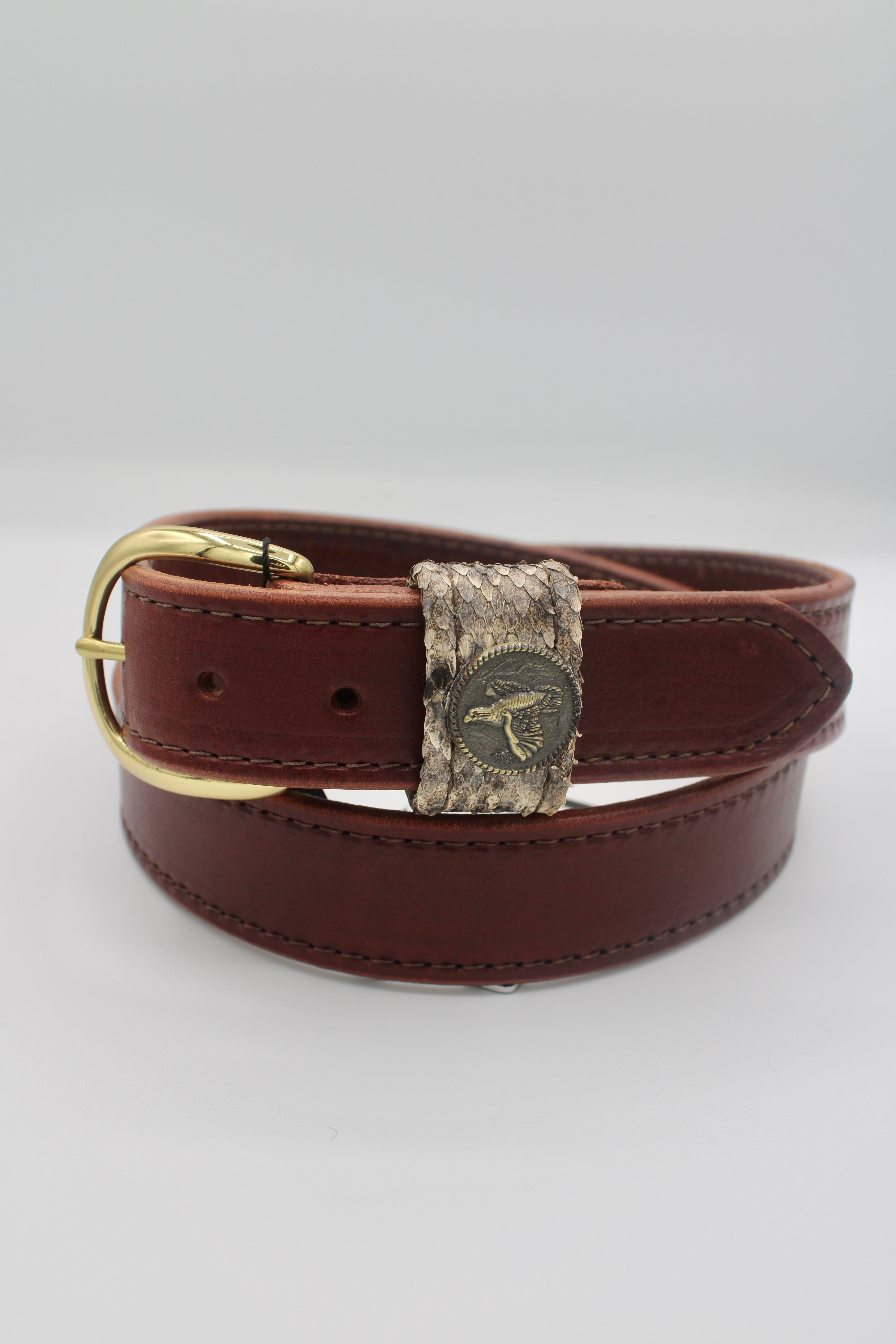 Bull & Briar - Leather Belt (Snake Keeper)