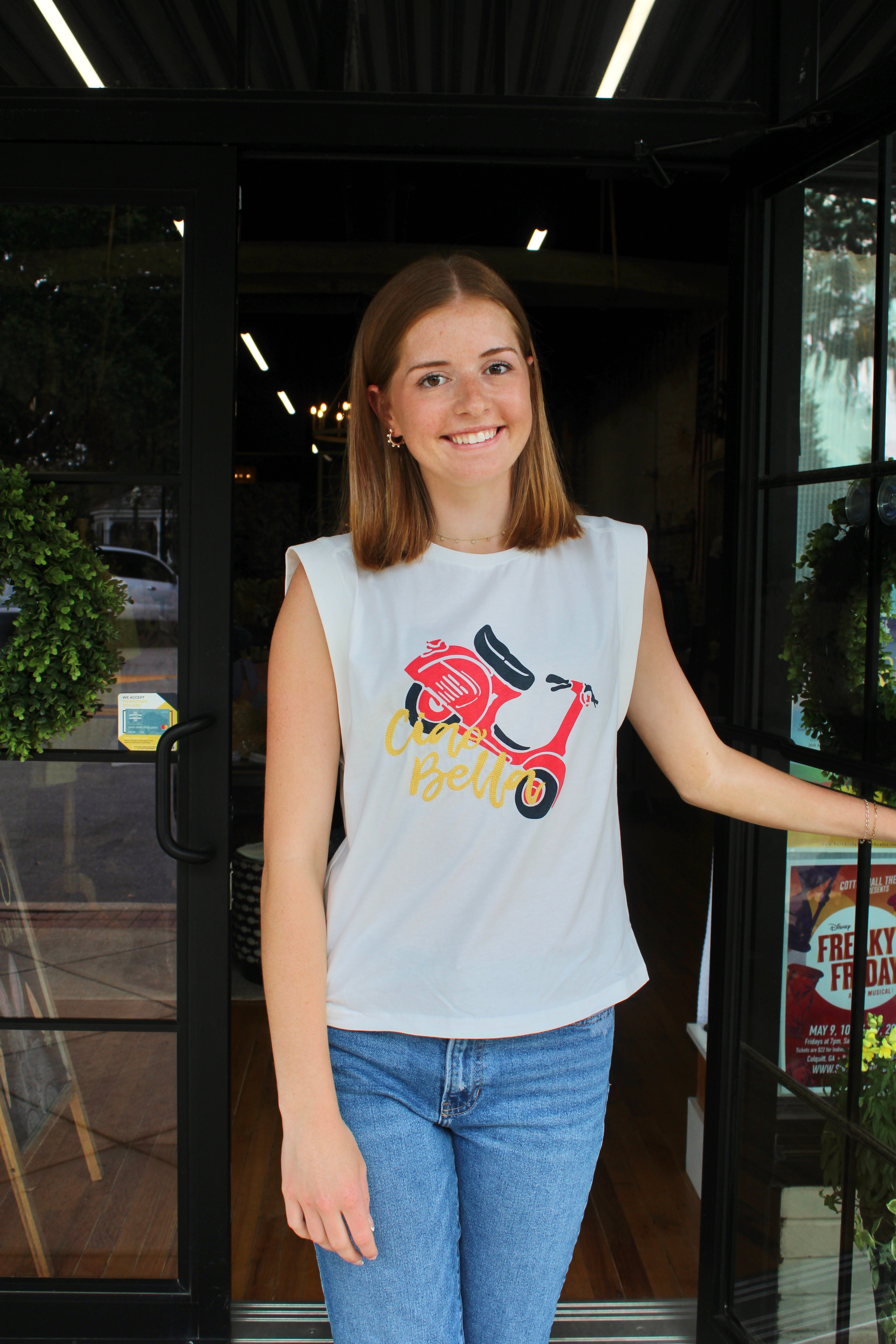 Vespa Top (Off White)