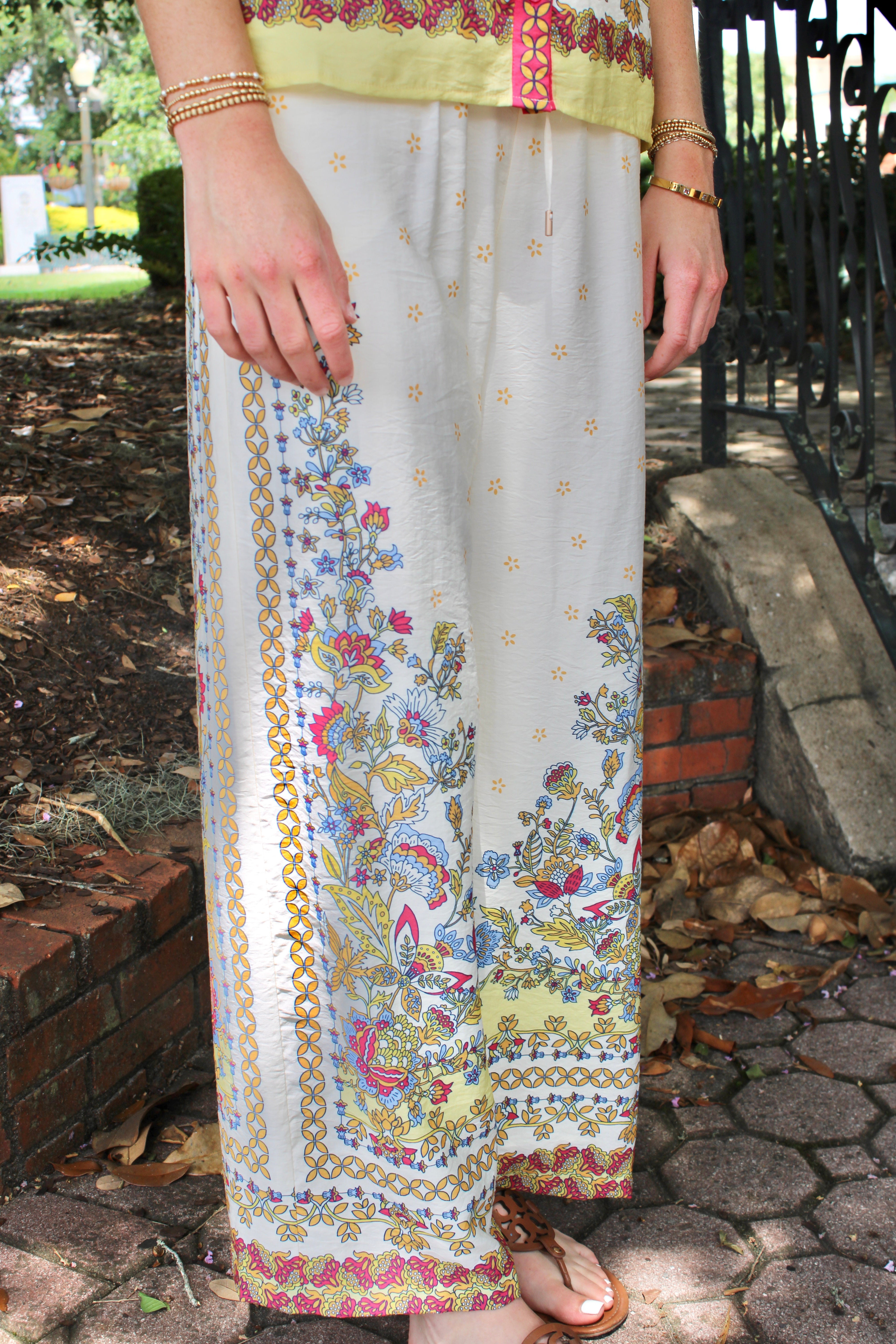 Ada Pant (Yellow Multi)