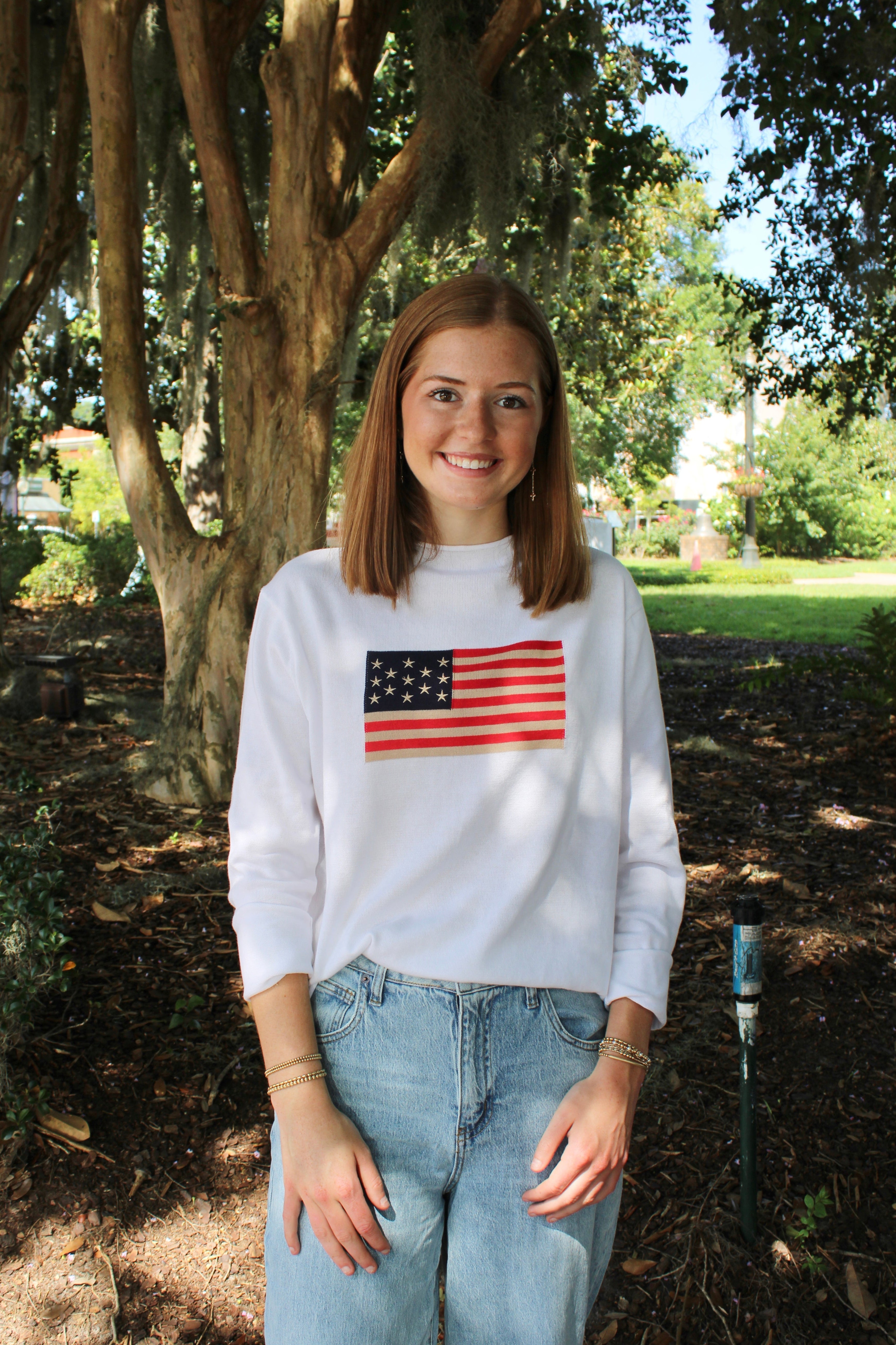America Sweater (White)