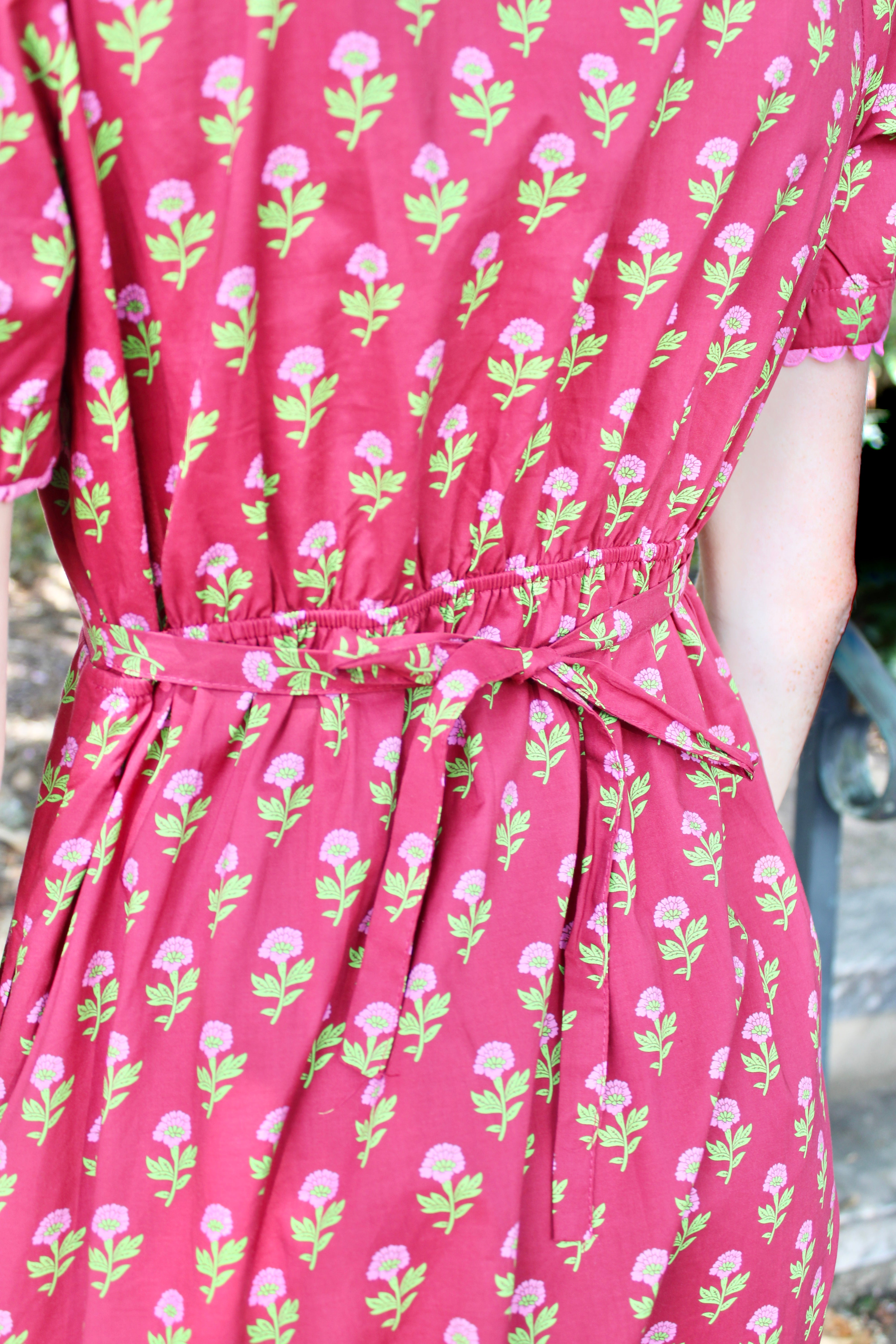 Daphne Dress (Burgundy)