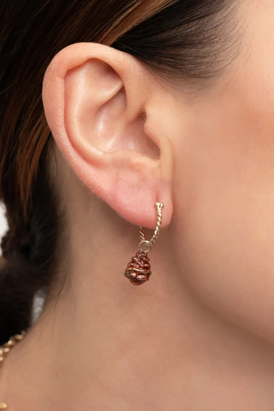 Nach - Pine Cone Mini Earrings