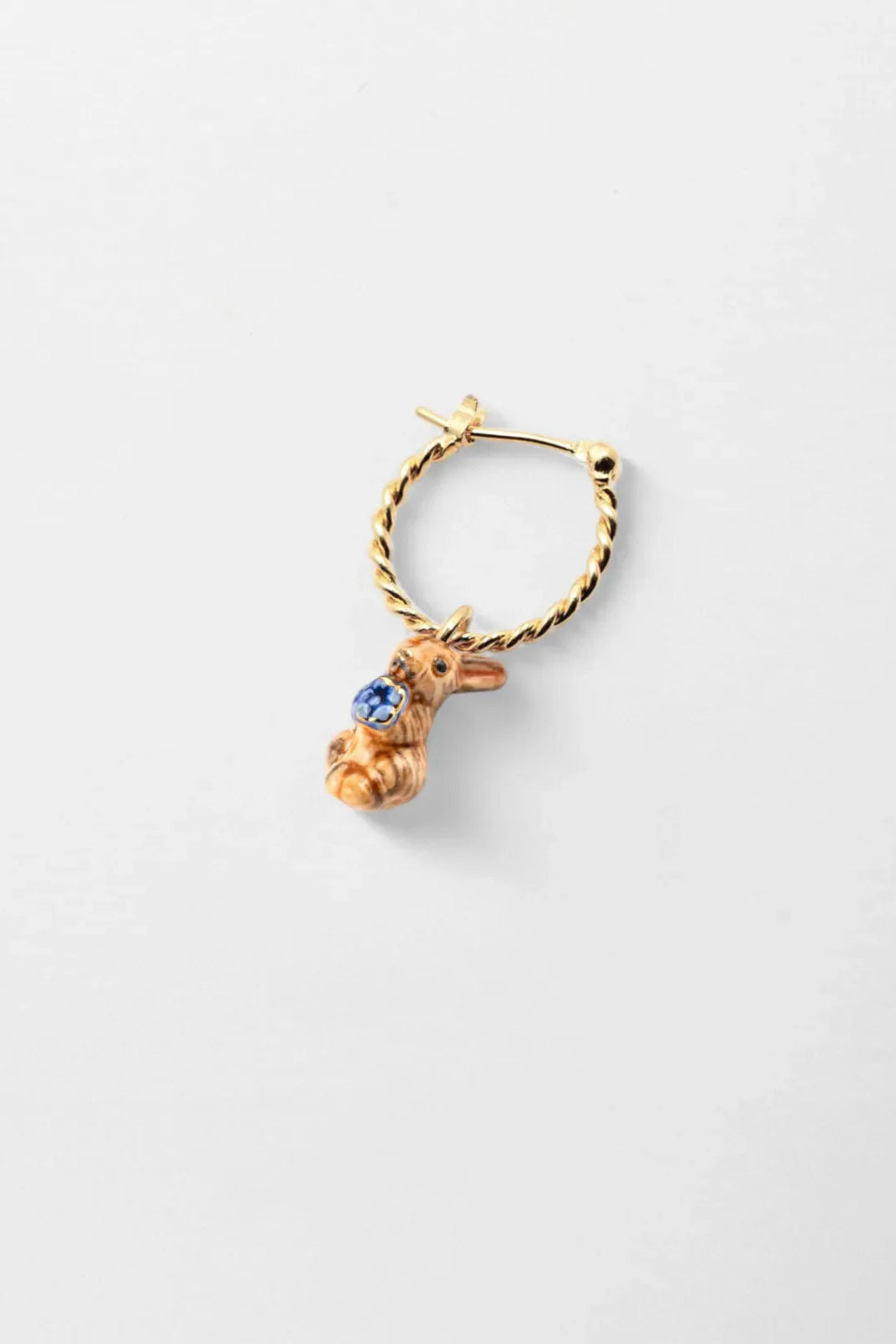 Nach - Brown Rabbit Mini Earrings