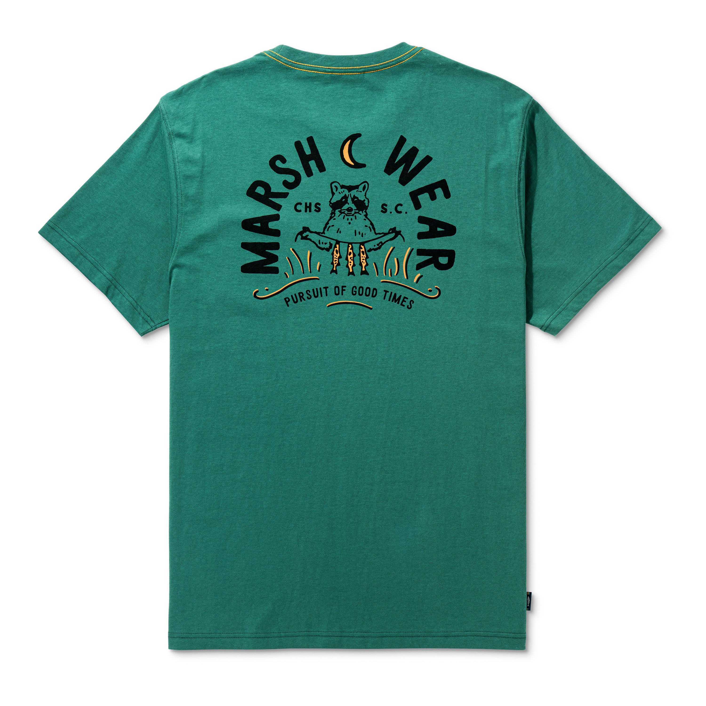 Marsh Wear Campout SS Pocket Tee (Antique Green)