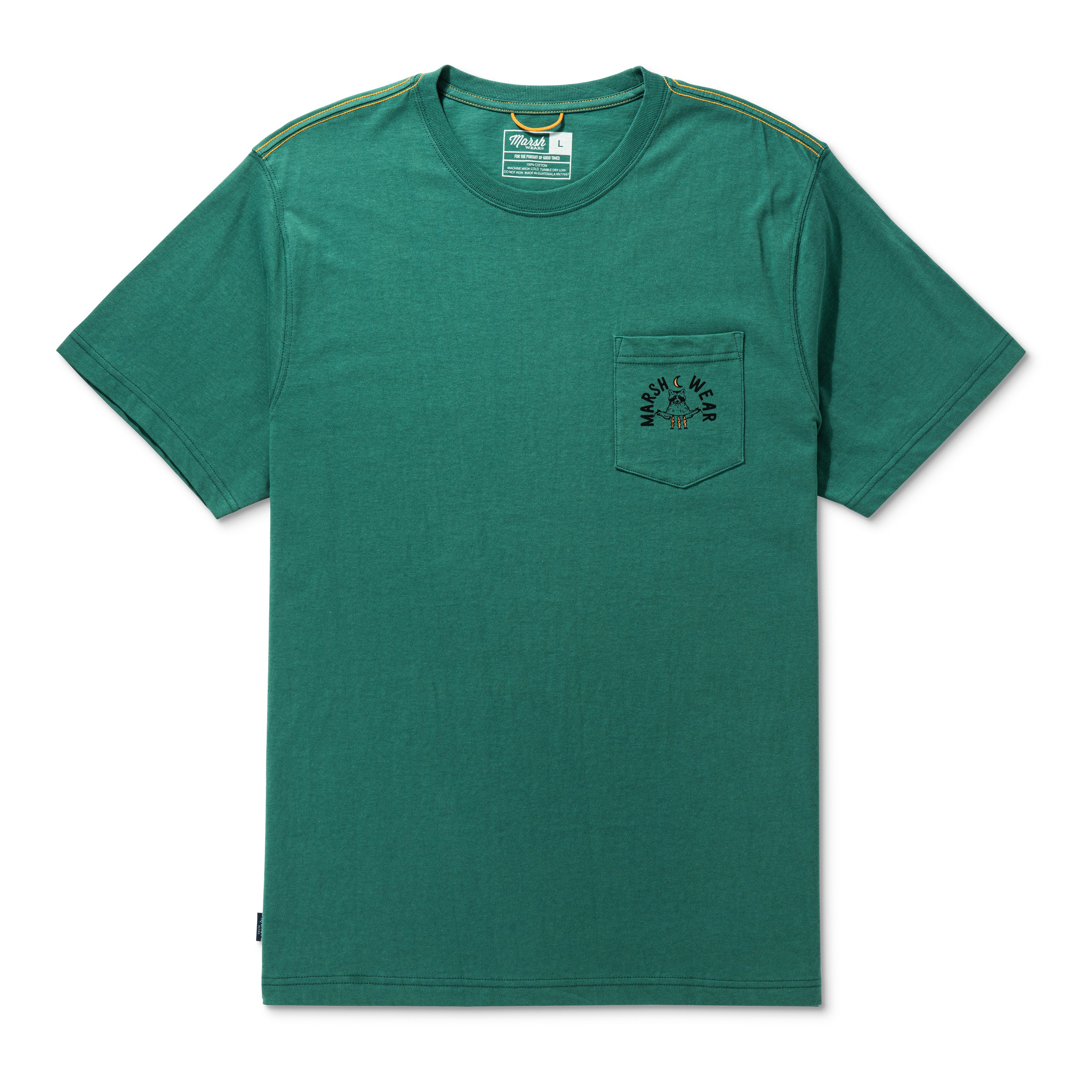Marsh Wear Campout SS Pocket Tee (Antique Green)