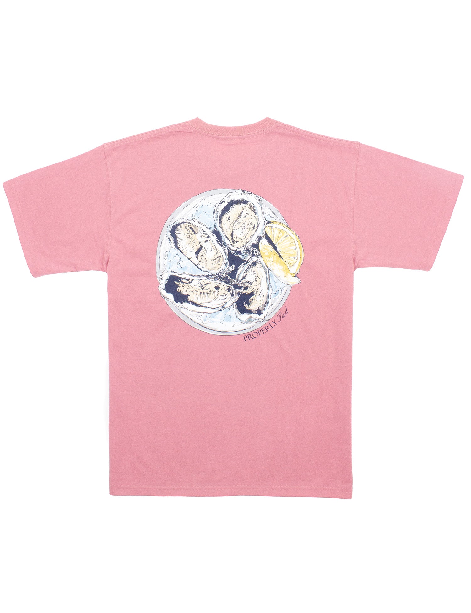 Properly Tied - Oyster Tray Tee (Salmon)