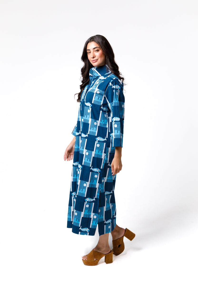 Holly Shae - Grace Dress (Blue Harbor Tile)