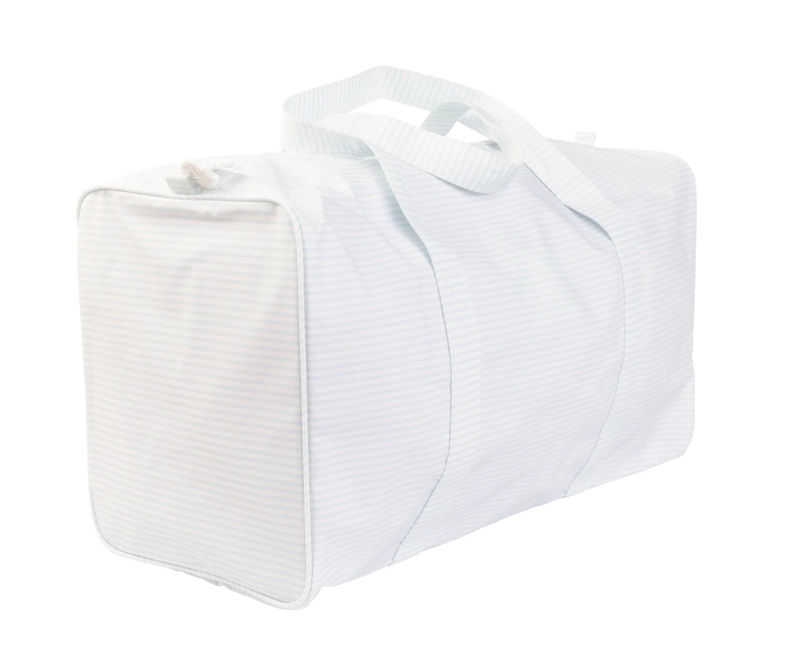 Apple of My Isla - The Duffle Bag (Light Blue Stripe)