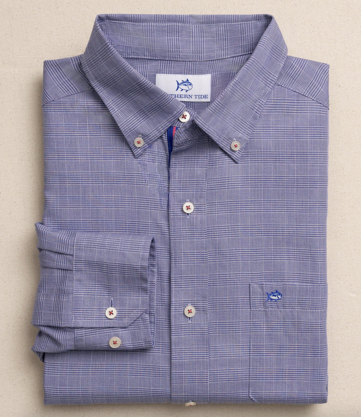 Southern Tide - Moultrie Plaid Sportshirt (Nautical Blue)