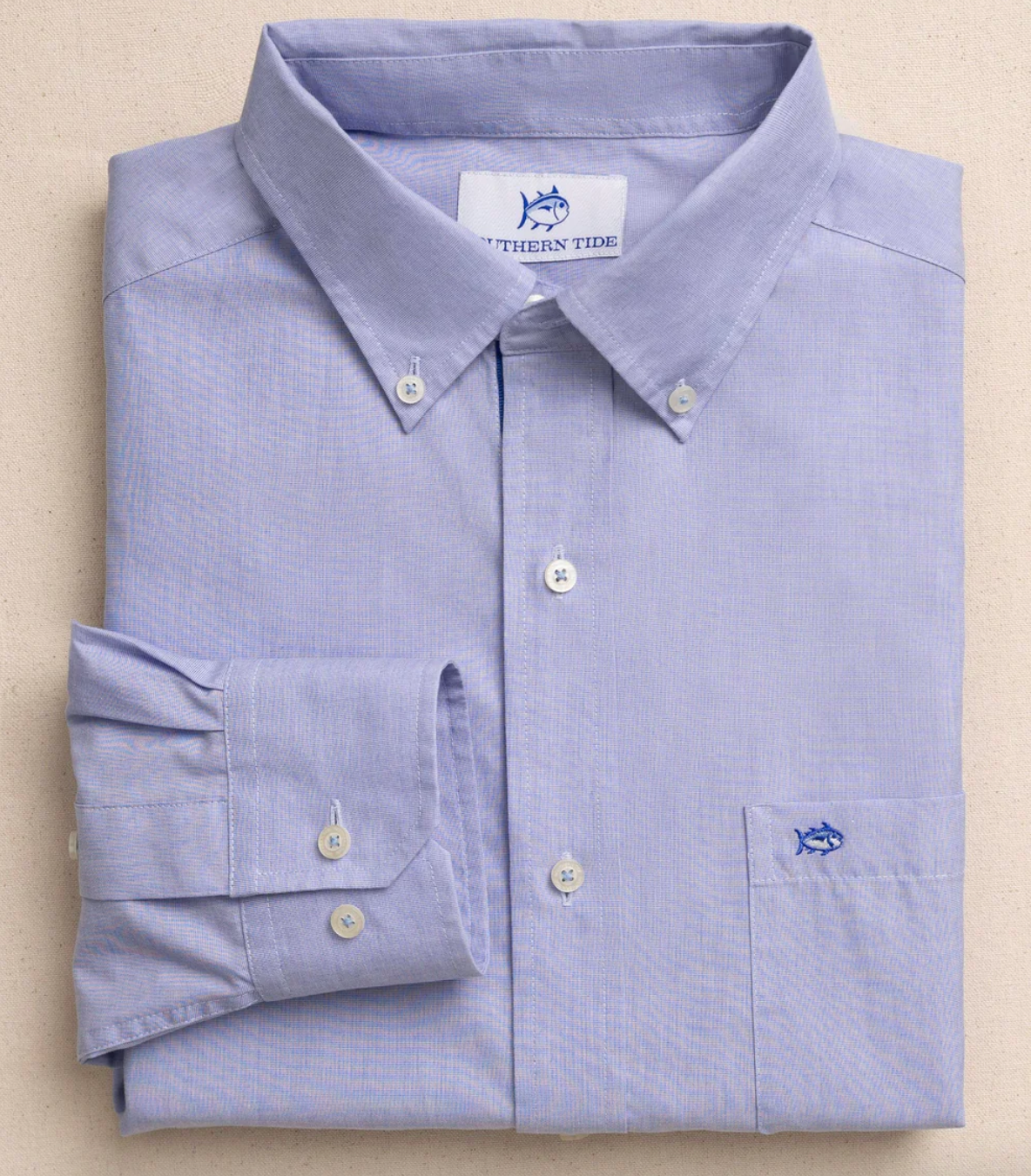 Southern Tide - Offshore End On End Sportshirt (Light Blue)