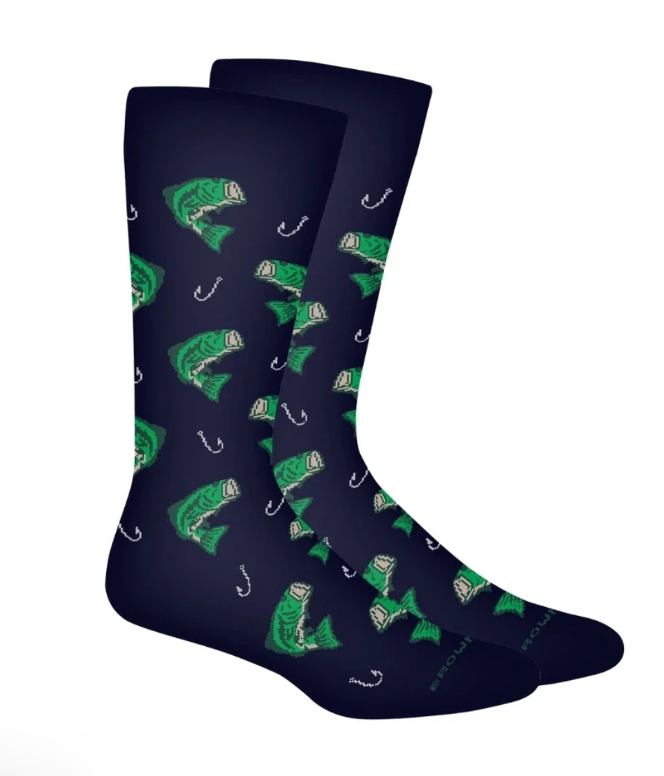 Brown Dog Socks - Hooked (Bass)