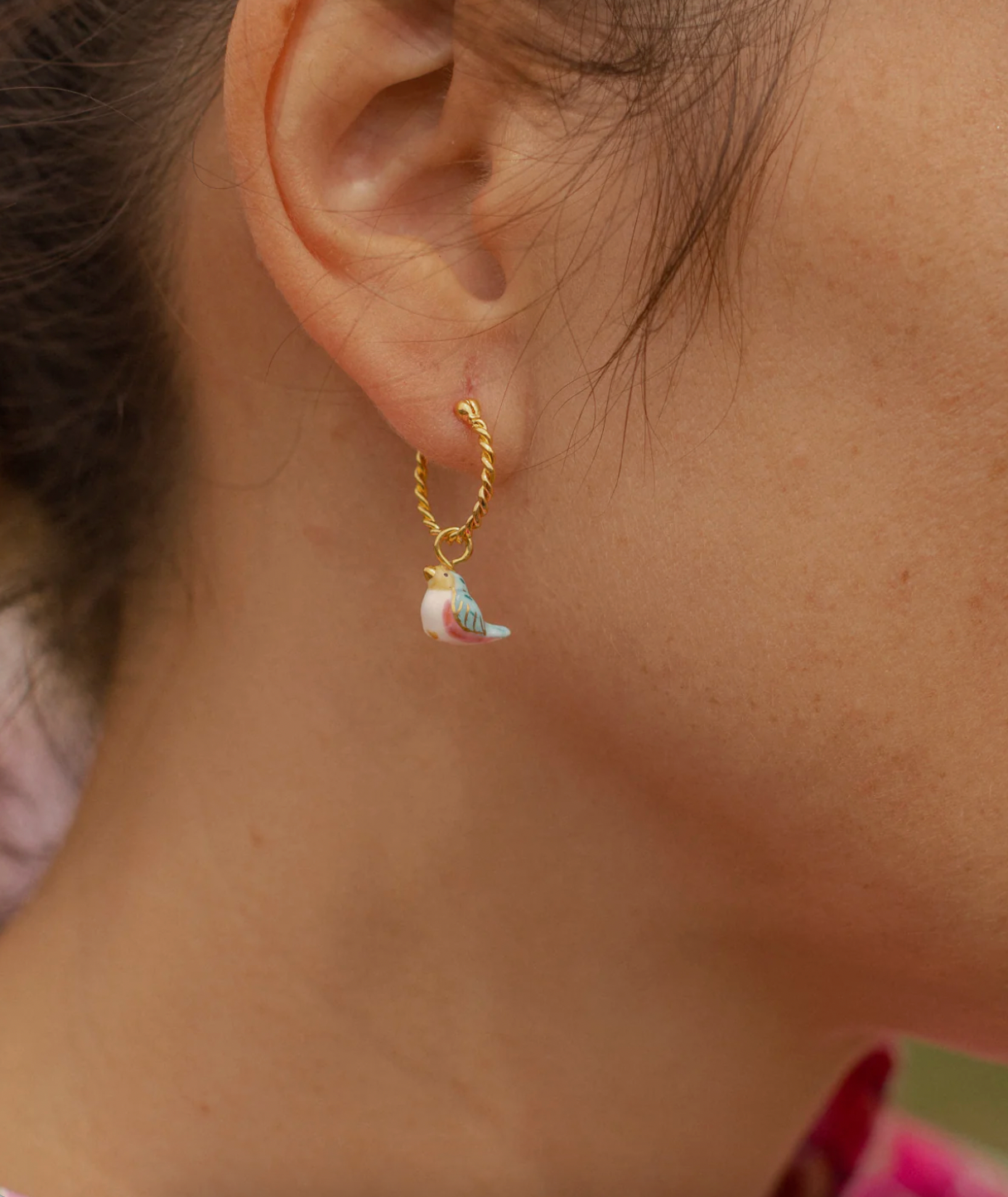 Nach - Harvest Time Bird Mini Earrings