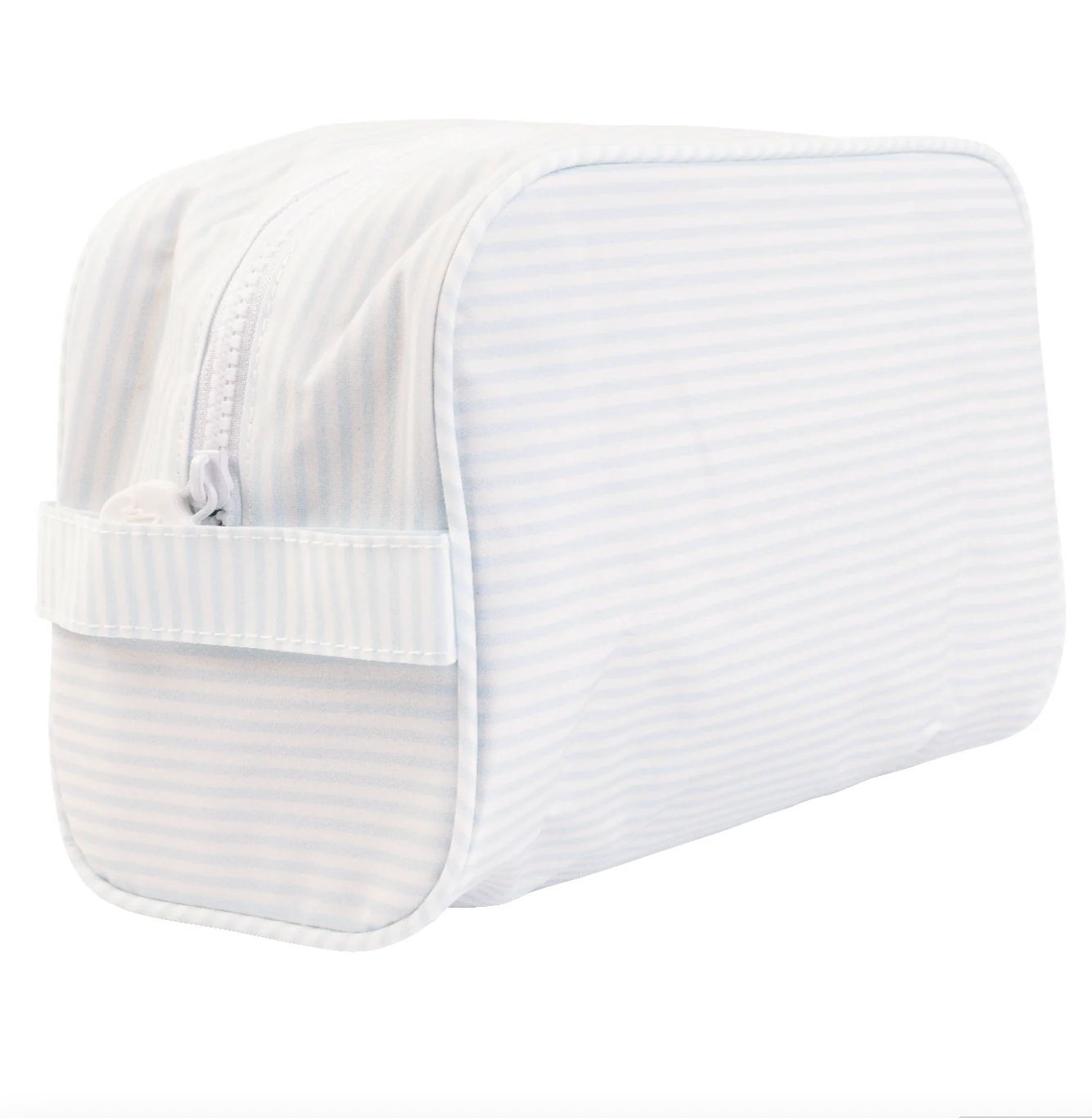 Apple of My Isla - Dopp Kit (Light Blue Stripe)