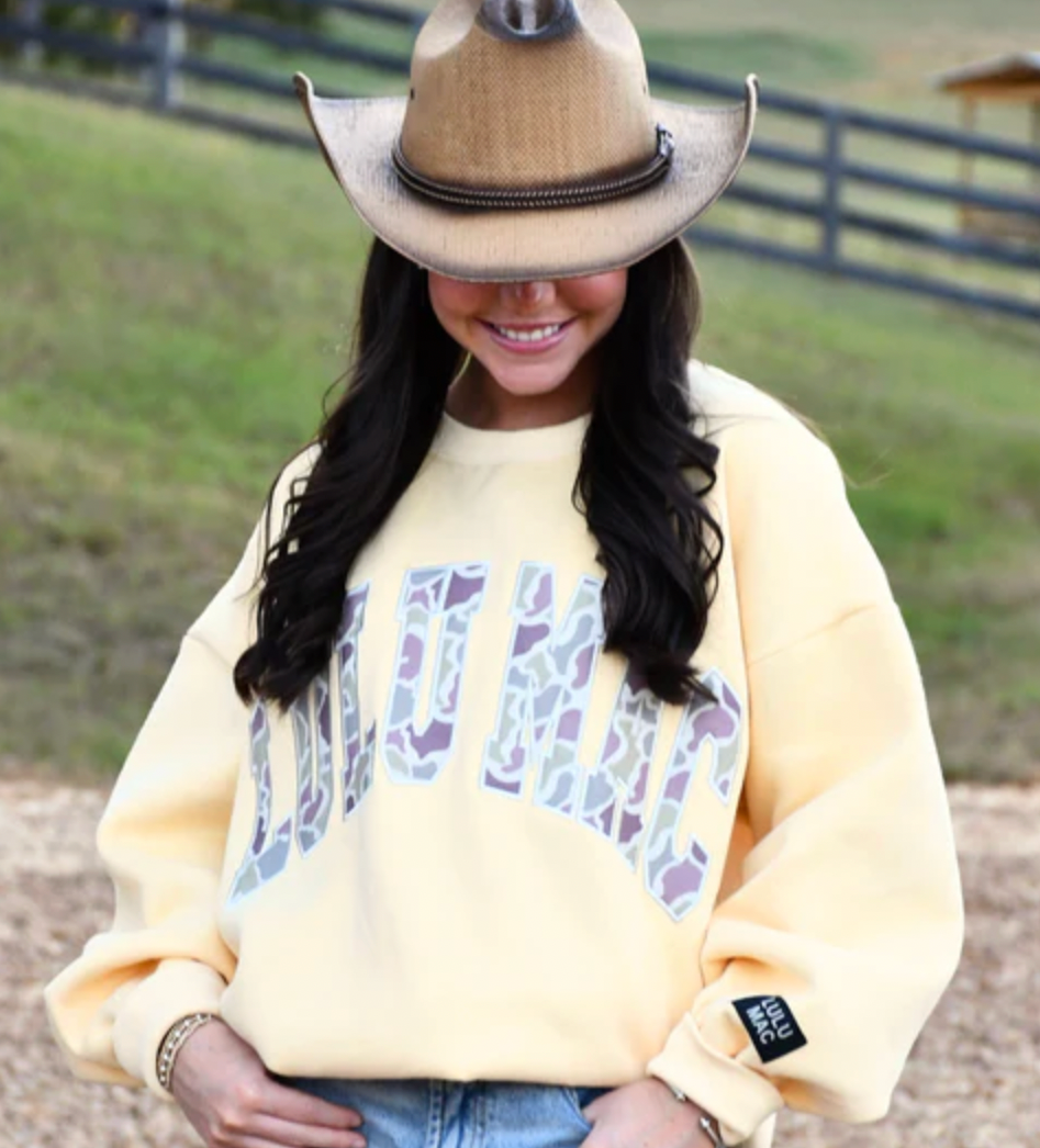 LULU MAC Sweatshirt (Butter Camo)