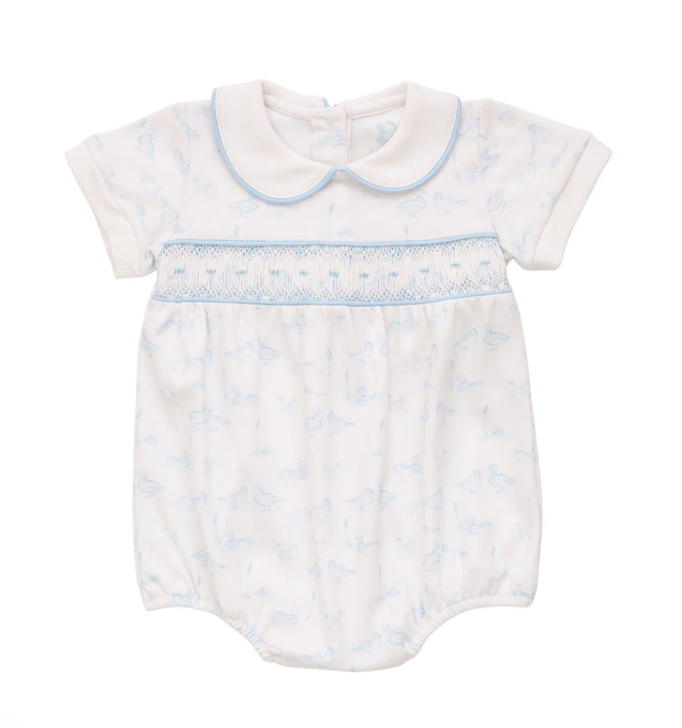 Baby Dunn Smocked Bubble (Little Duckling)