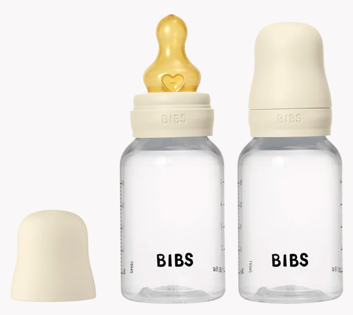 BIBS - 5 oz BPA-Free PP Latex Bottle Set (Ivory)