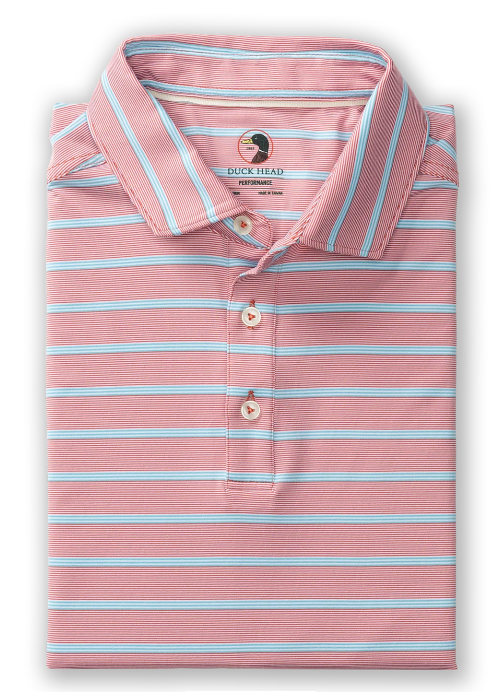 Duck Head - Long Drive Performance Polo Eldred (Rosewood)