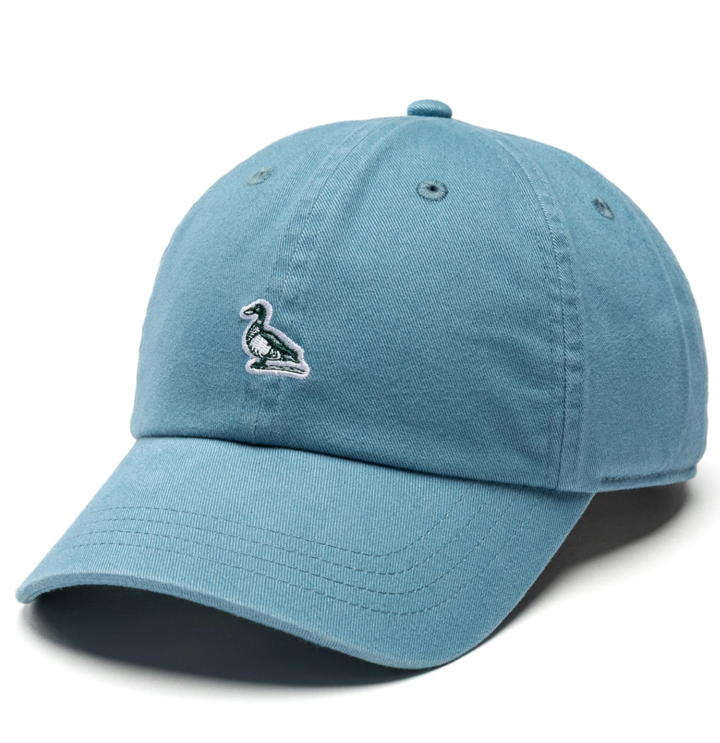 Duck Head - Emb Mallard Cotton Twill Hat (Flint Blue)