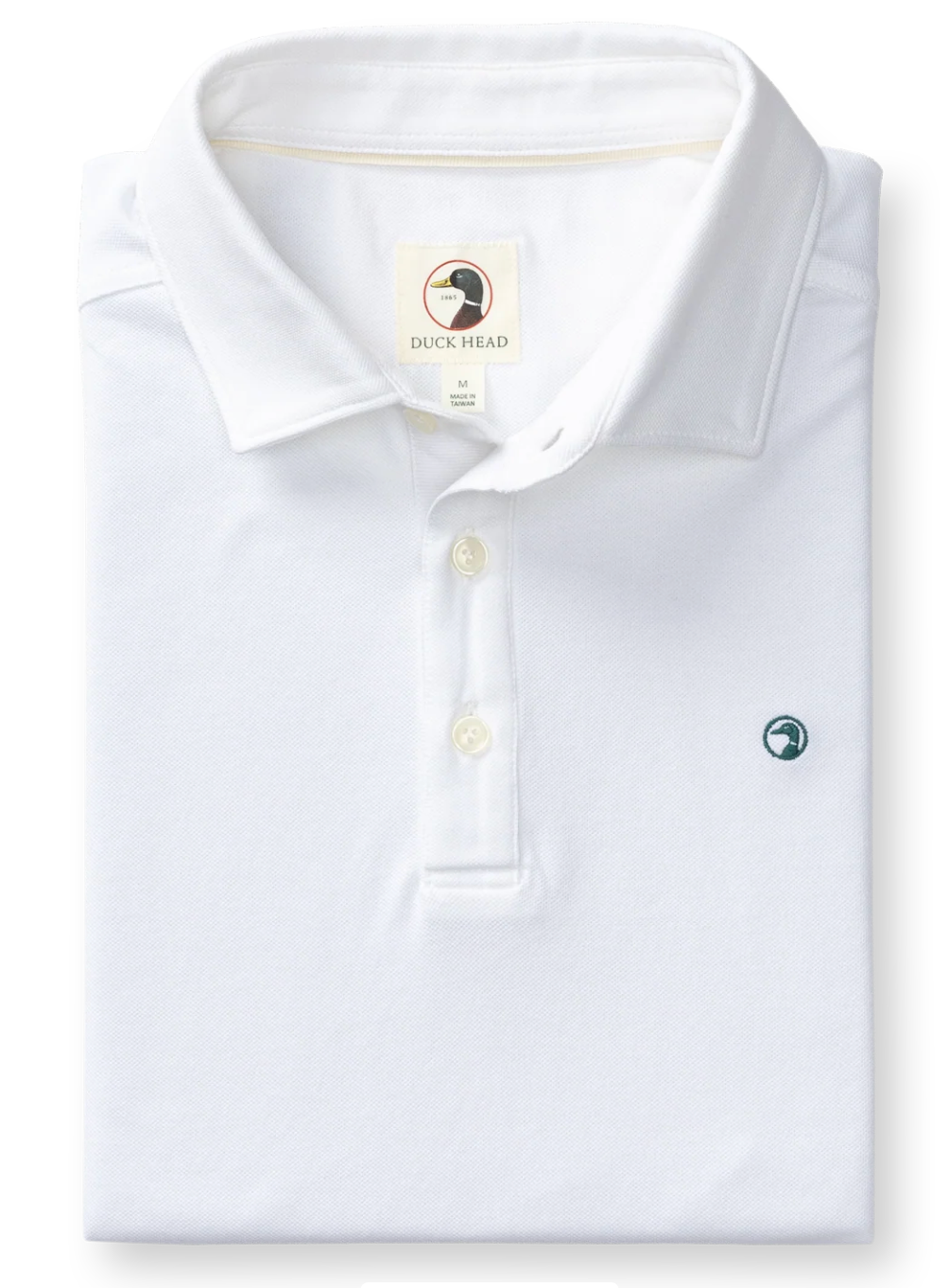 Duck Head - Hanover Pima Cotton Pique Polo Solid (White)