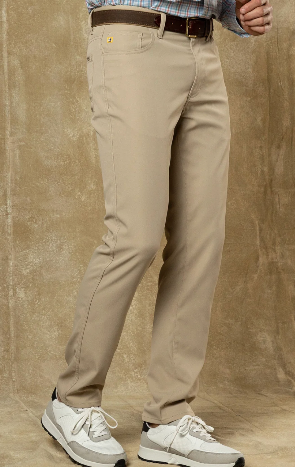 Duck Head - Long Drive Performance Five Pocket (Khaki)