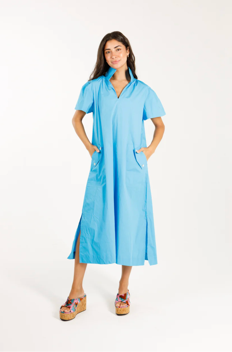 Holly Shae - Gretchen Dress (Swim Cap Blue)