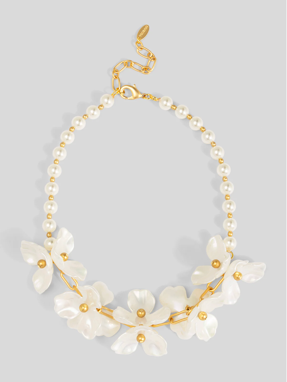 Vioroo Bloomlight Pearl Strand Necklace