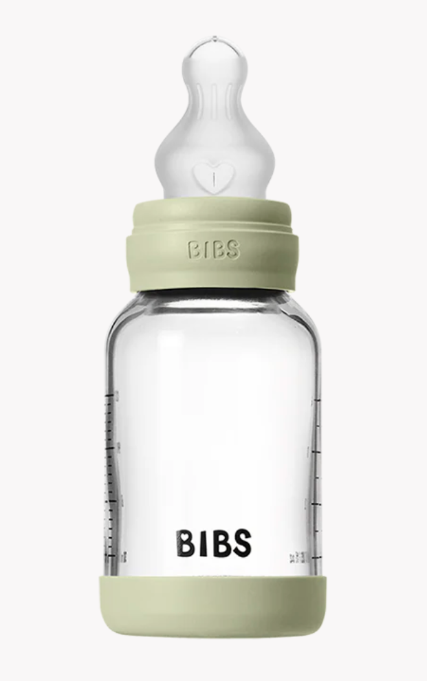 BIBS - 4 oz Silicone Glass Bottle (Sage)
